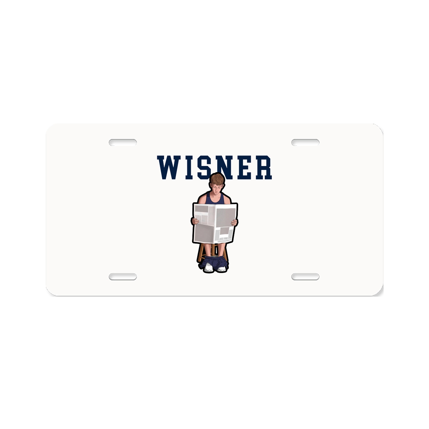 License Plate — Shirsey in Classic