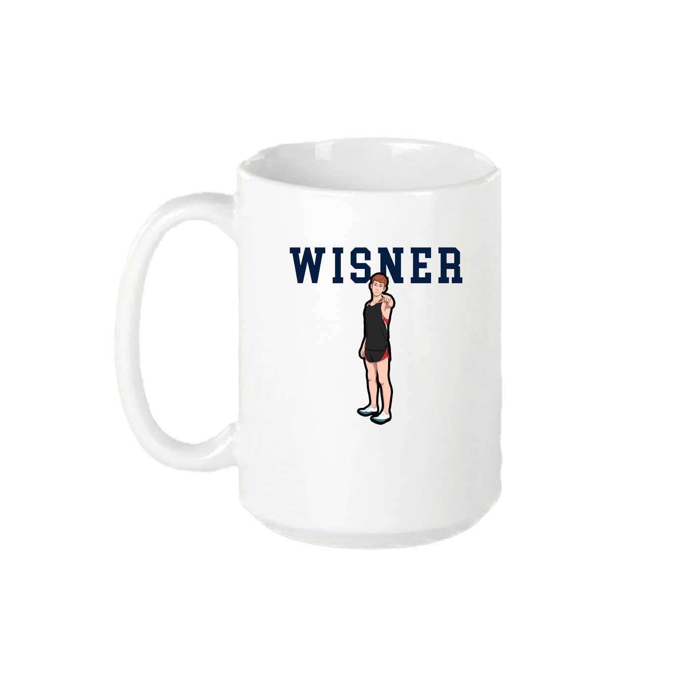 15oz Coffee Mug — Shirsey in White