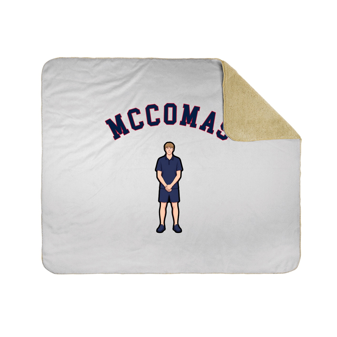 Throw Blanket — Shirsey Arch in White