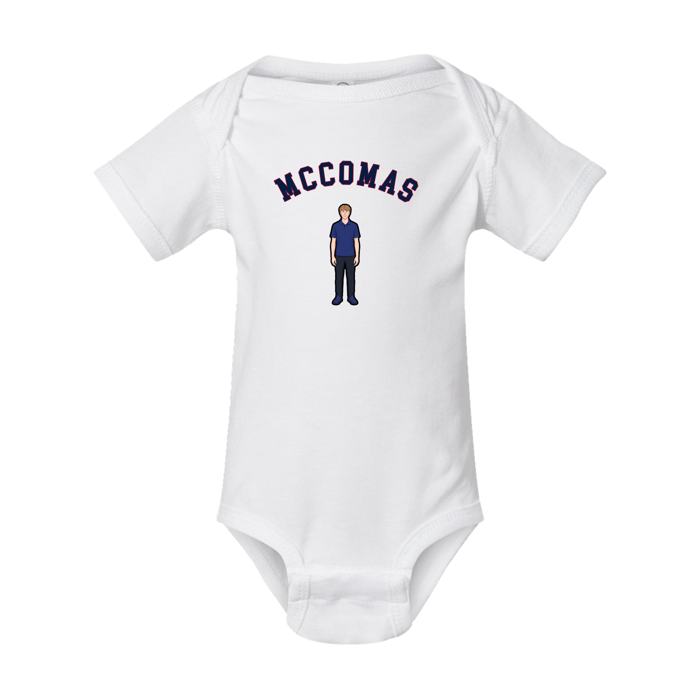 Baby Onesie — Shirsey Arch in White
