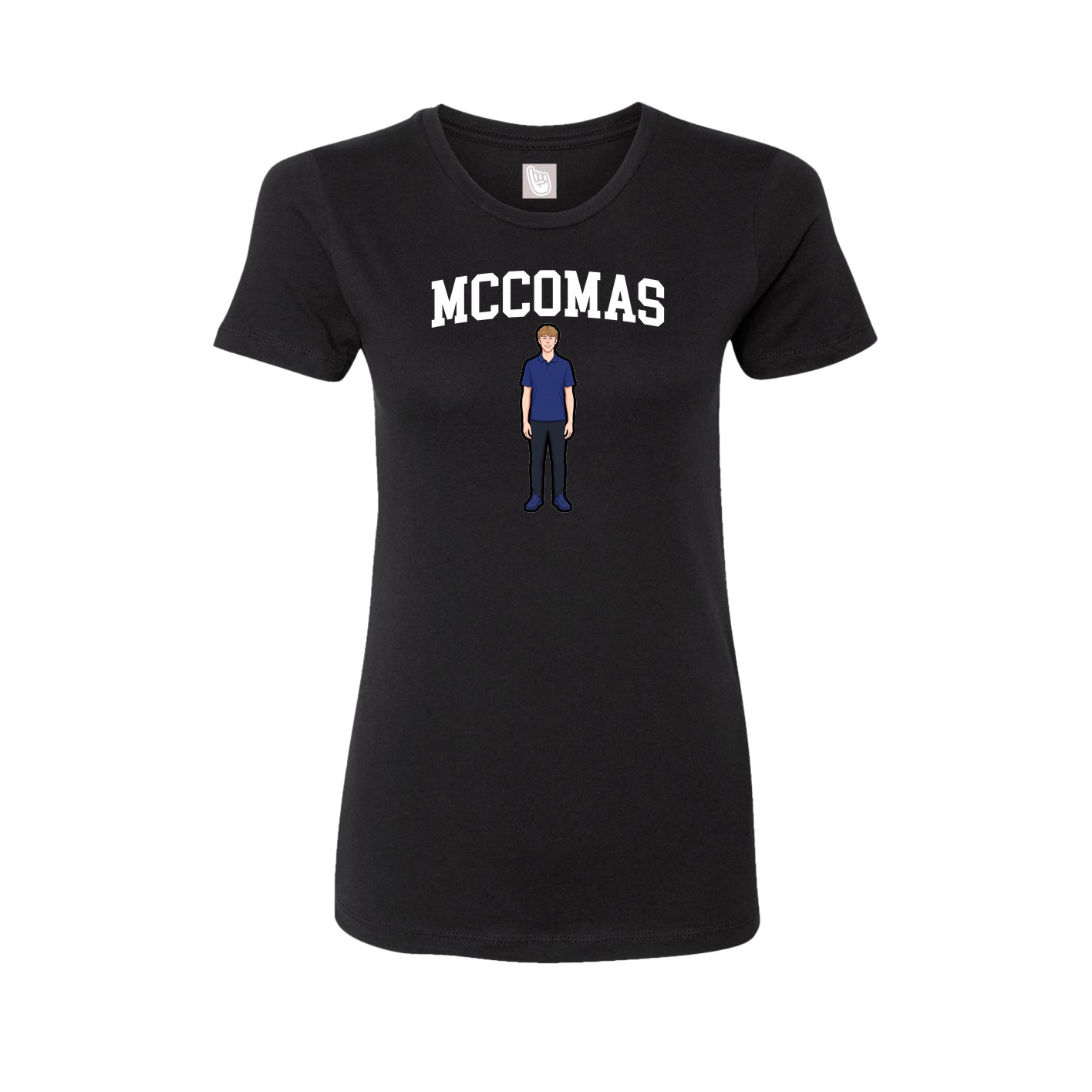 Fitted Women's Tee — Shirsey in Black