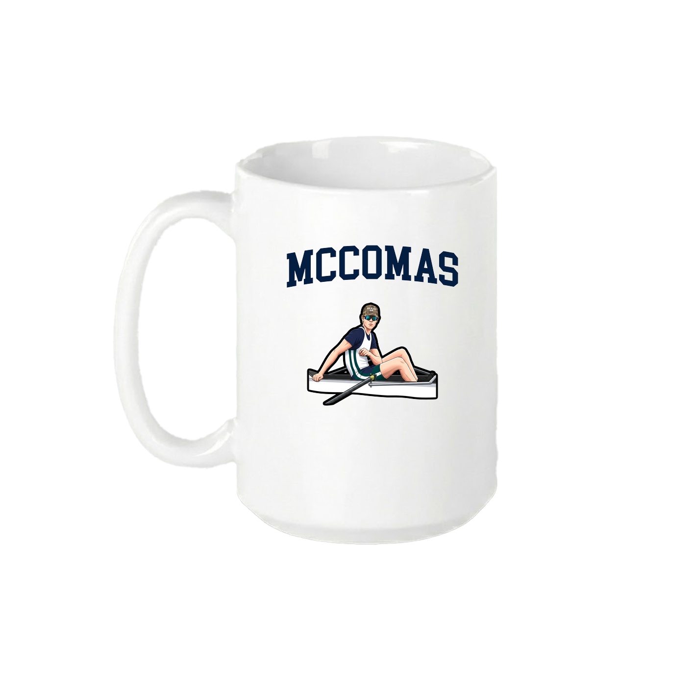15oz Coffee Mug — Shirsey in White