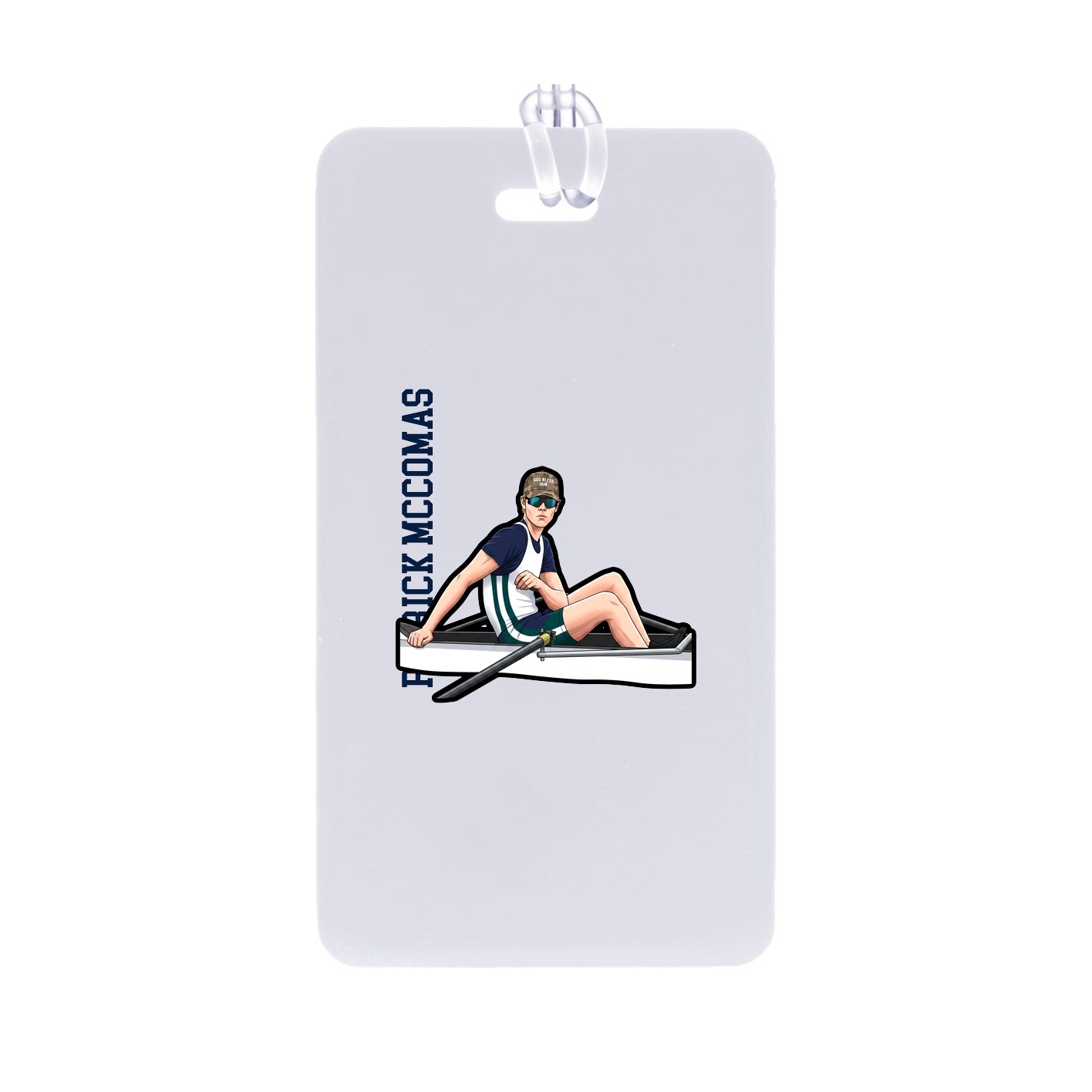 Bag Tag — Name Vertical in Classic