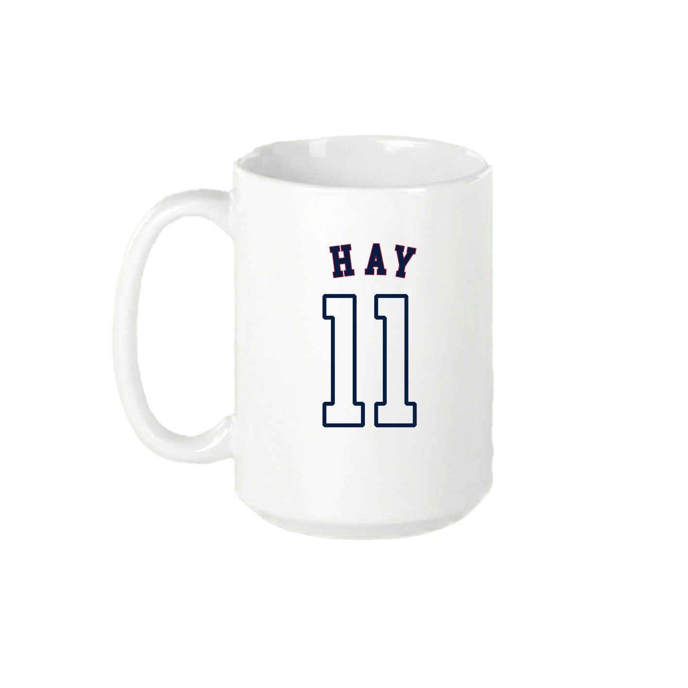 15oz Coffee Mug — Shirsey Arch in White