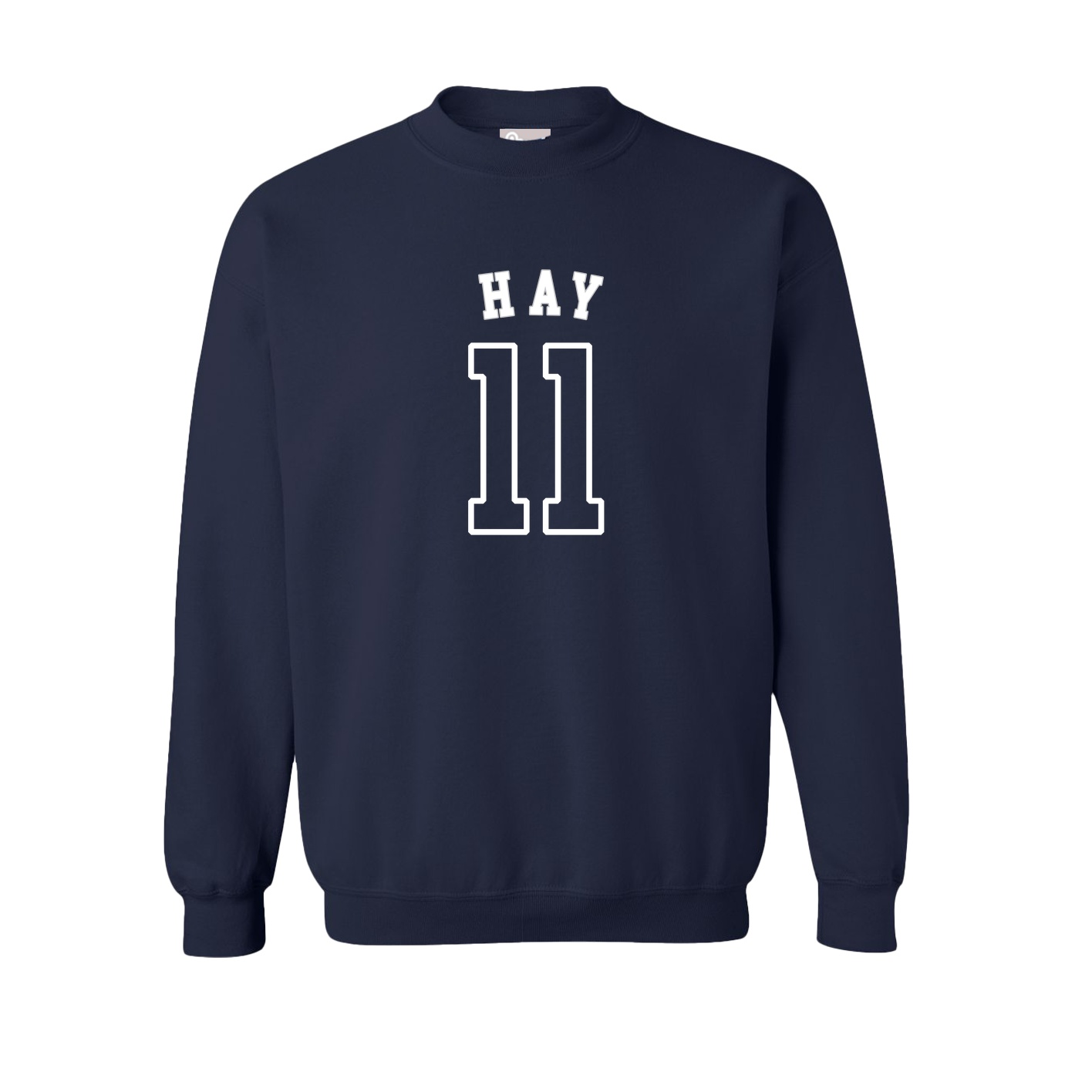 Fleece Crew — Shirsey Arch in Navy