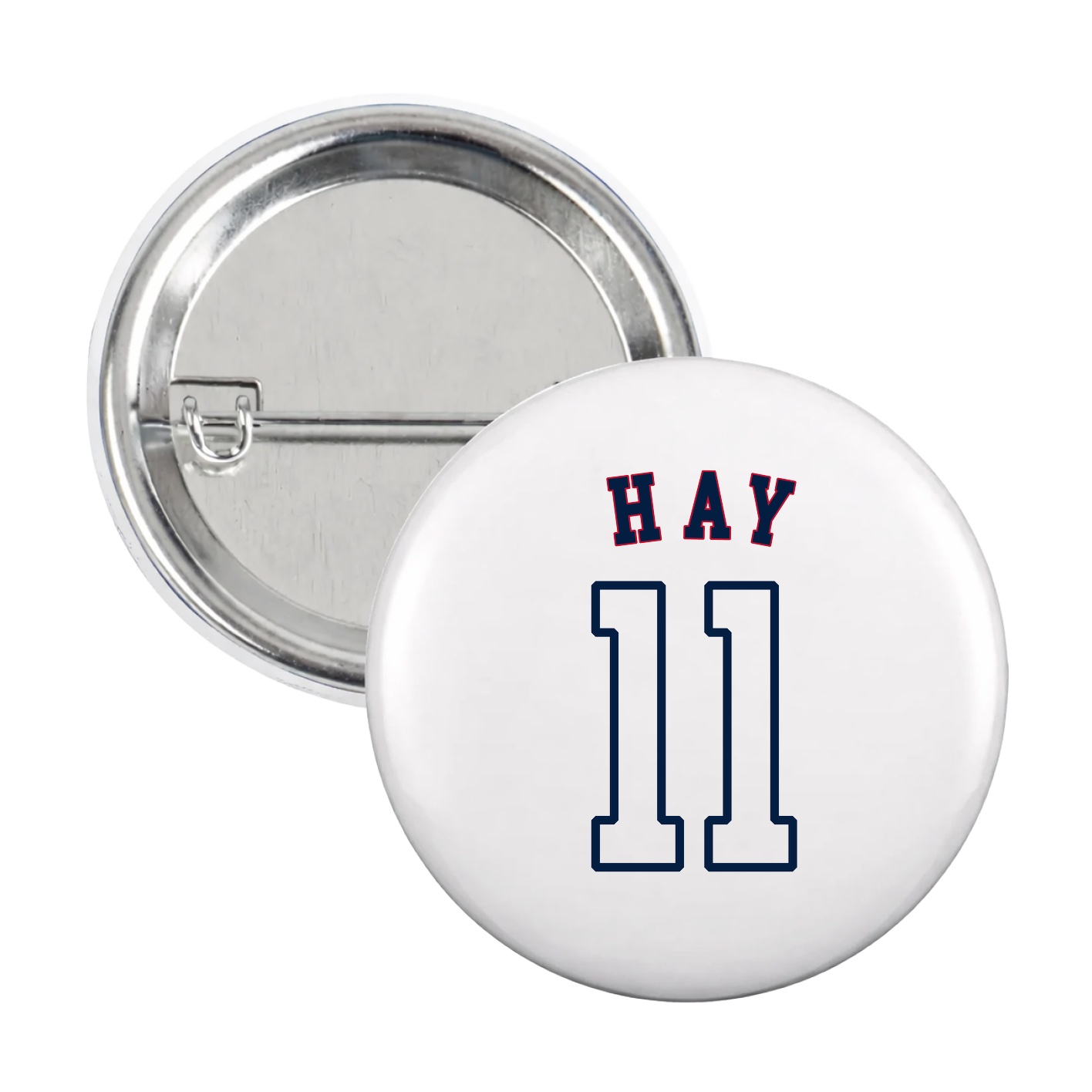 Game Day Button — Shirsey Arch in White