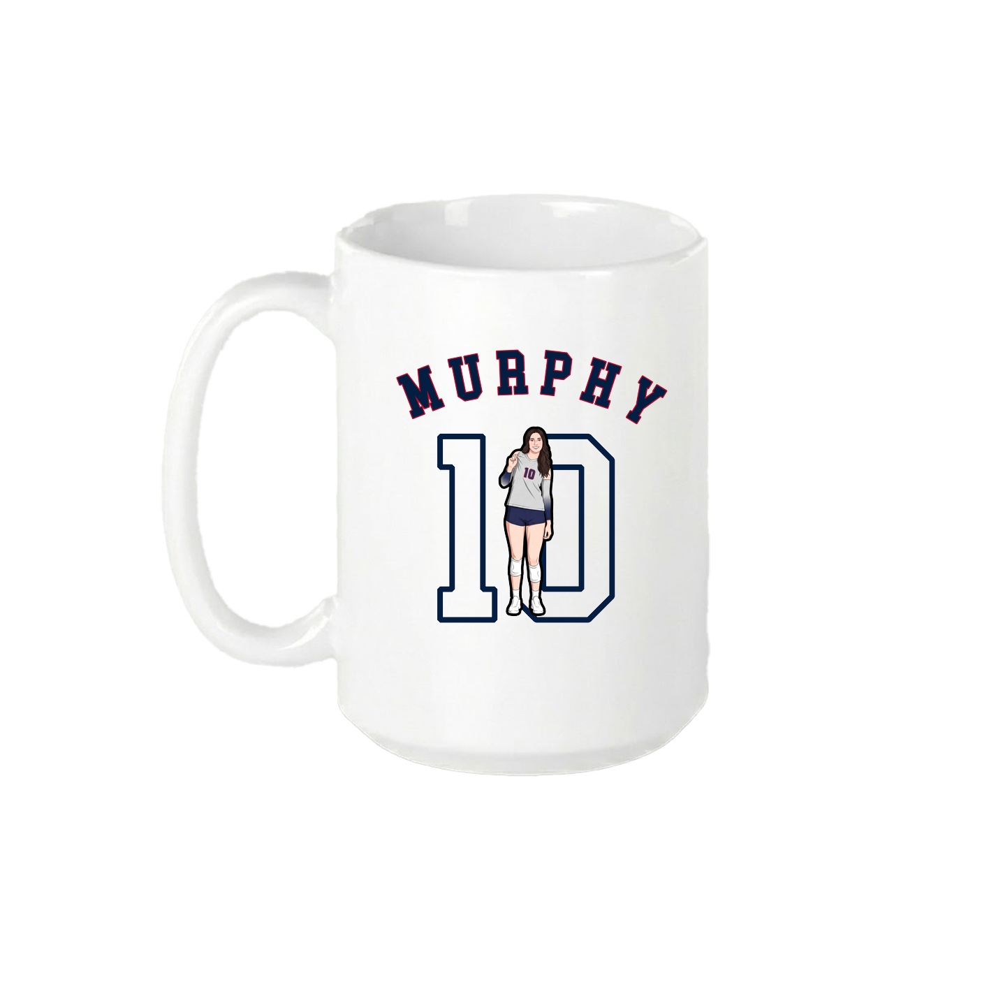 15oz Coffee Mug — Shirsey Arch in White