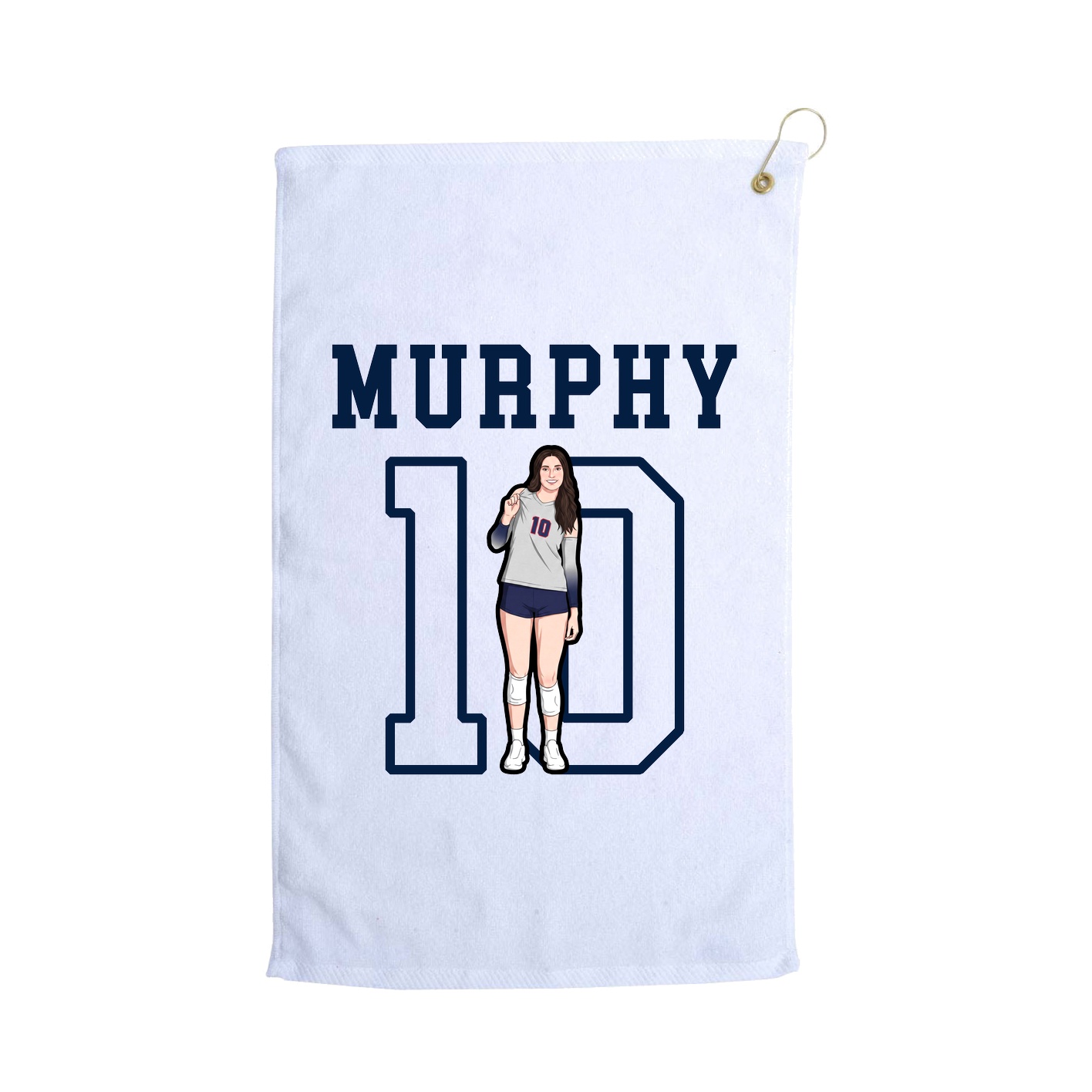 Golf Towel — Shirsey in White
