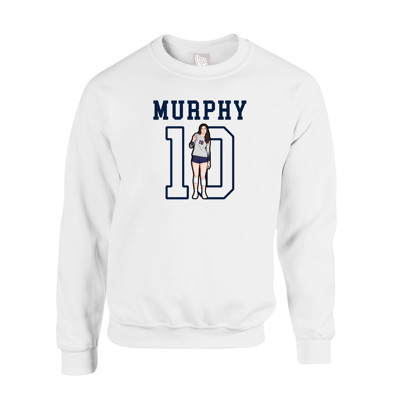Fleece Crew — Shirsey in White