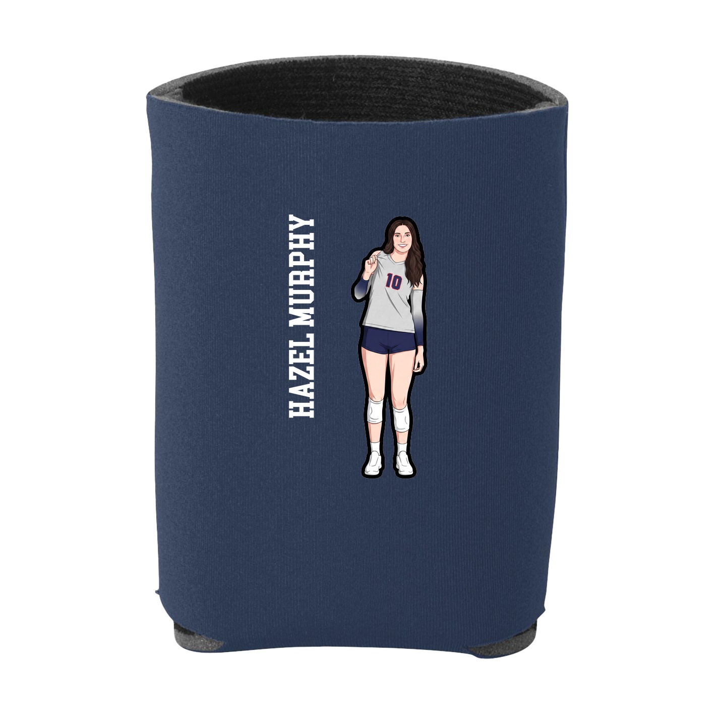 Can Holder — Name Vertical in Navy