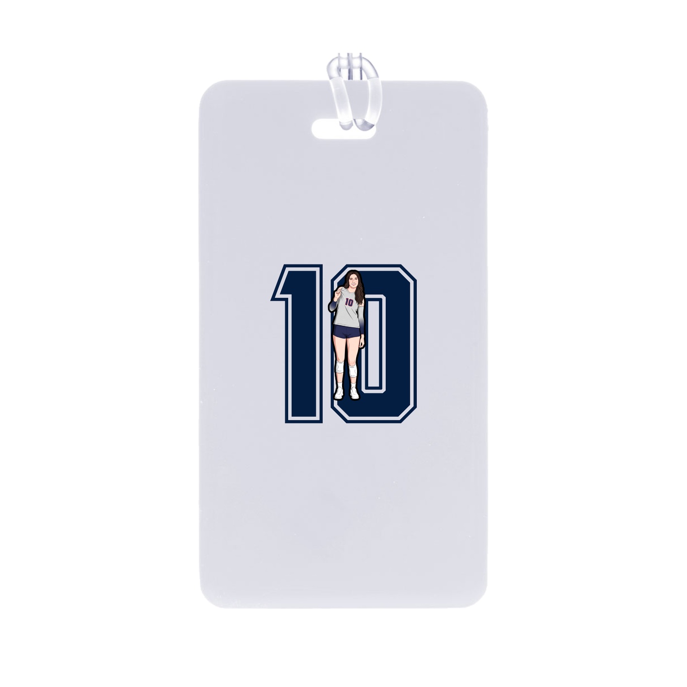 Bag Tag — Number in Classic