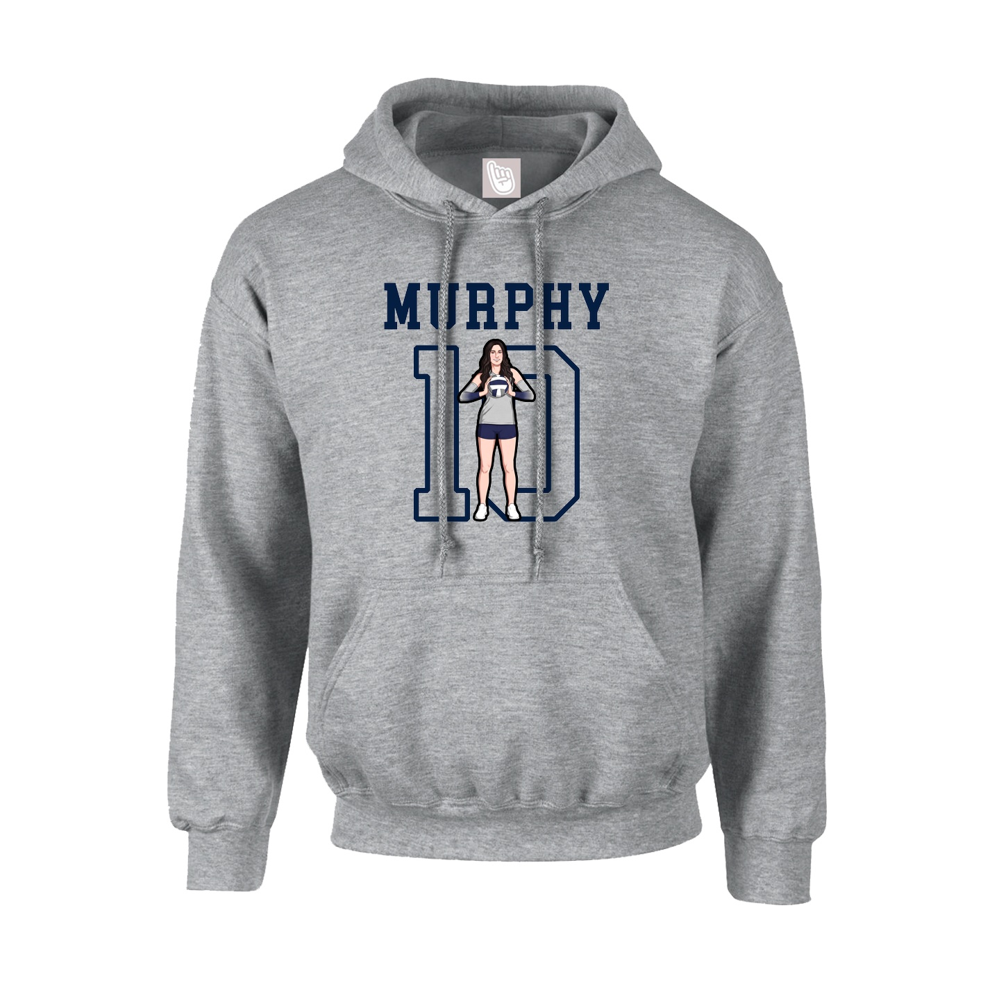 Hoodie — Shirsey in Grey