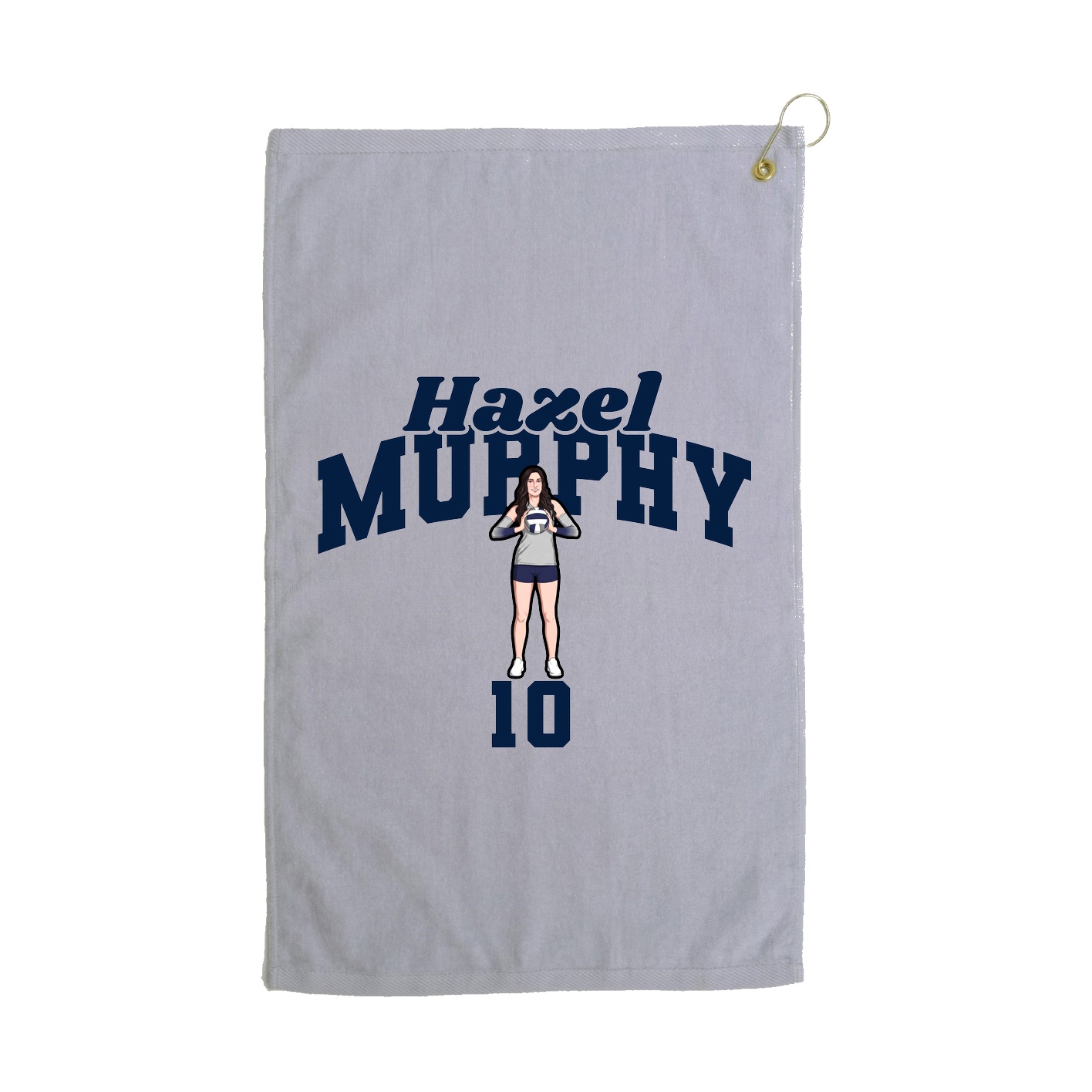 Golf Towel — Signature Arch in Grey