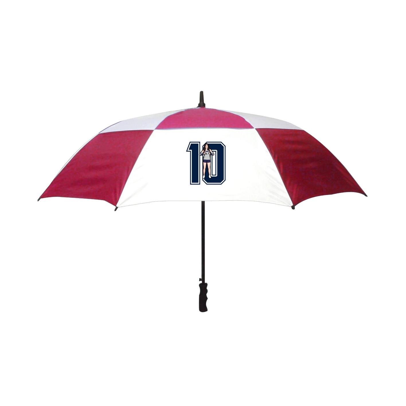 Golf Umbrella — Number in Red