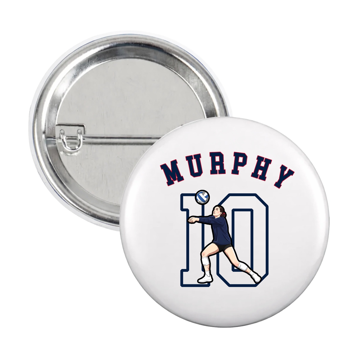 Game Day Button — Shirsey Arch in White