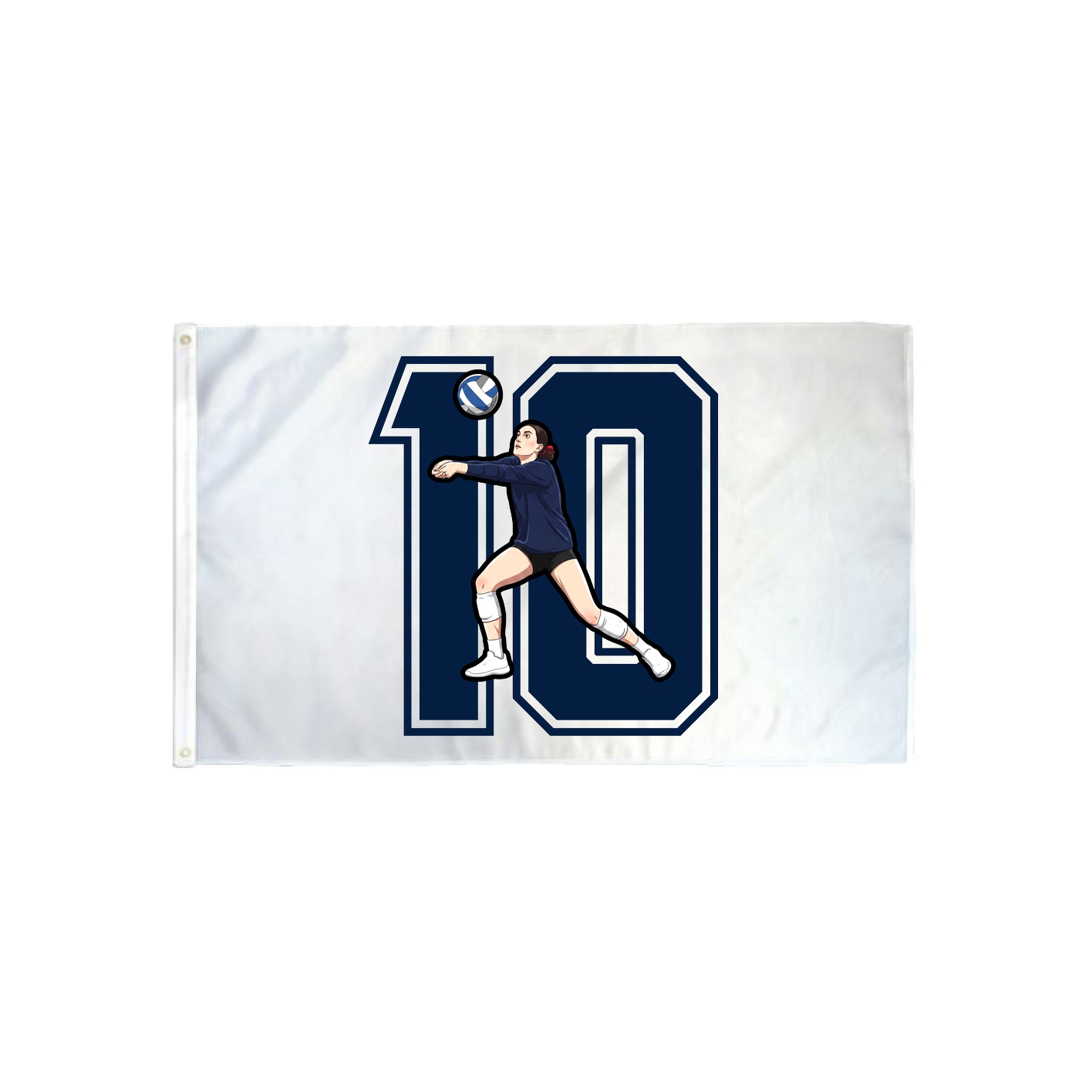 3x5 Flag — Number in Classic