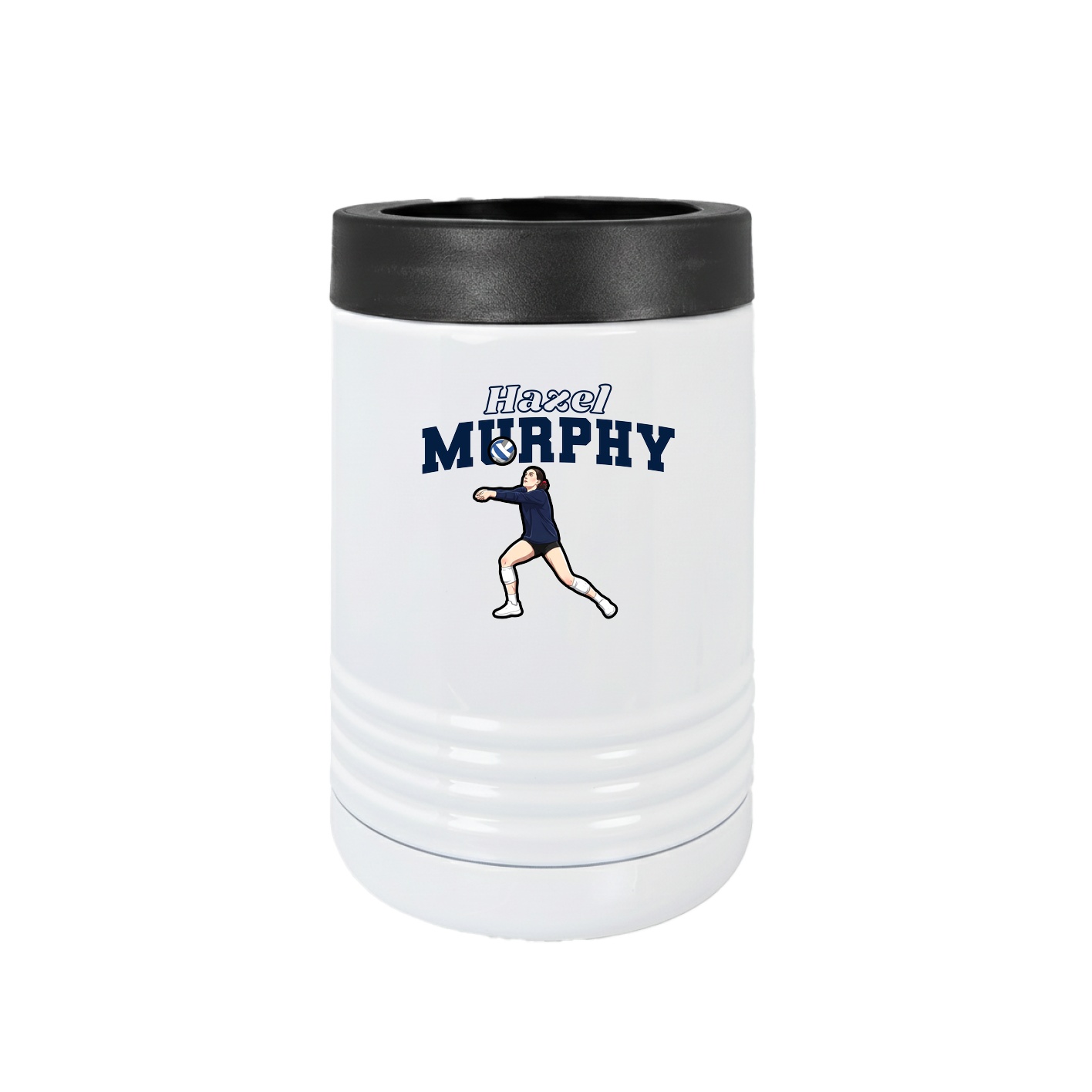 Beverage Holder — Name Arch in White