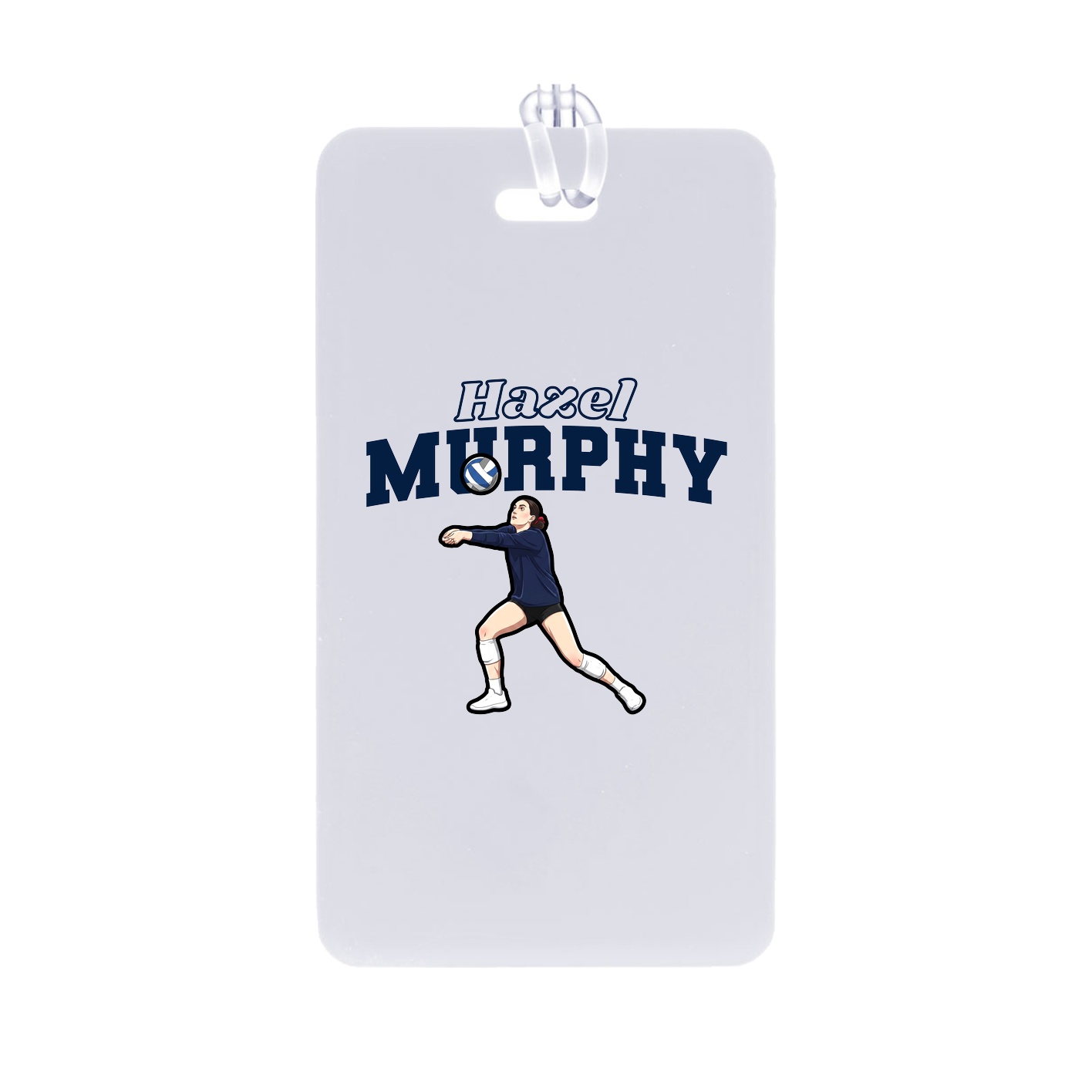 Bag Tag — Name Arch in Classic