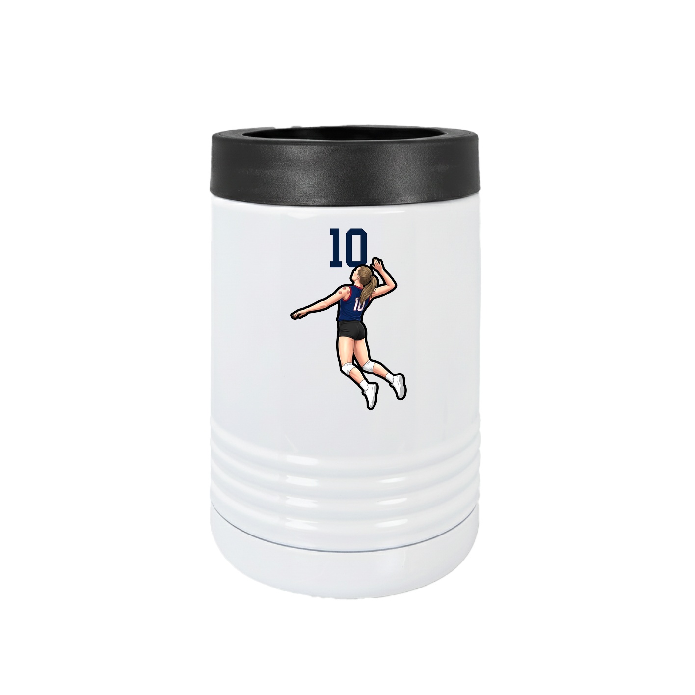 Beverage Holder — Number Top in White