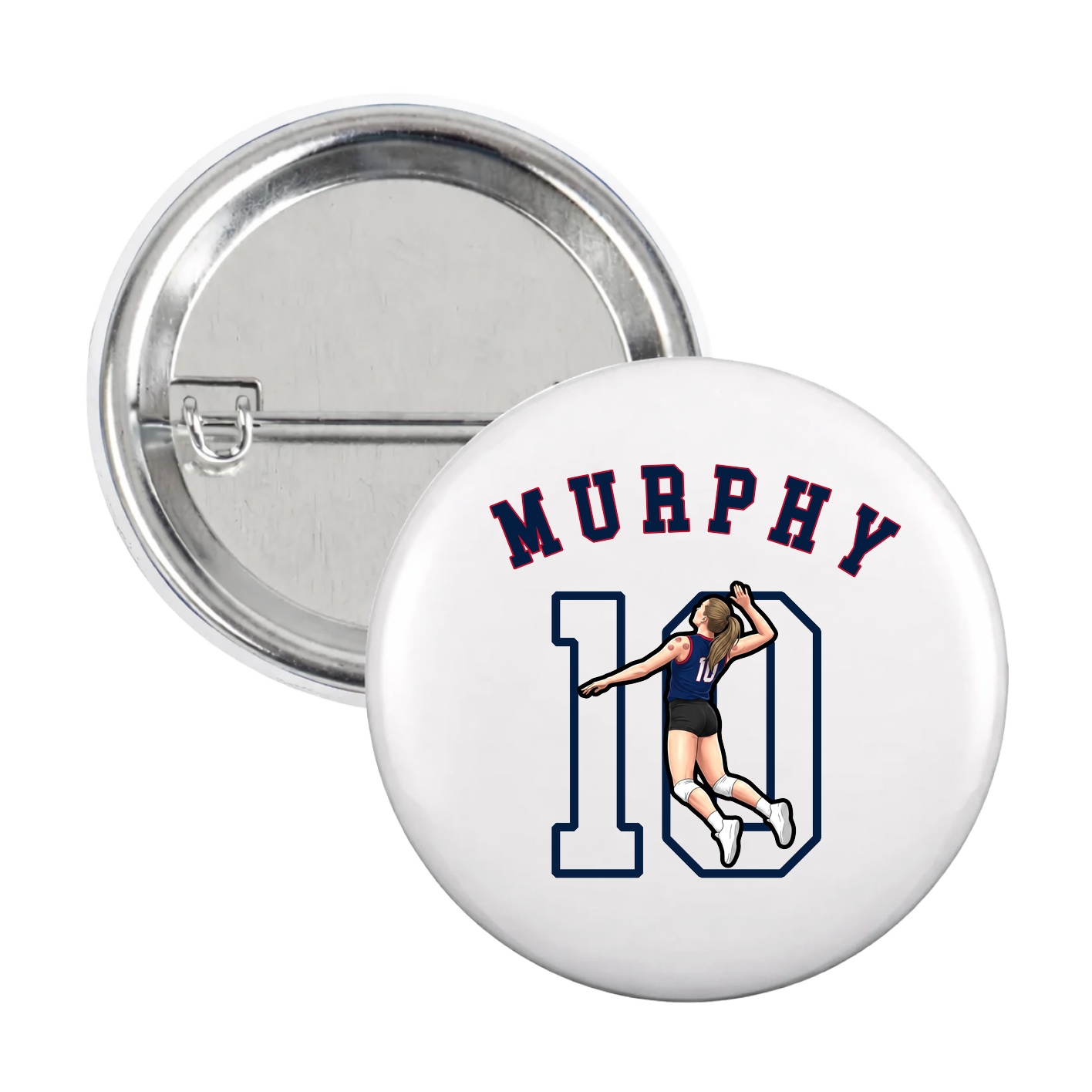 Game Day Button — Shirsey Arch in White