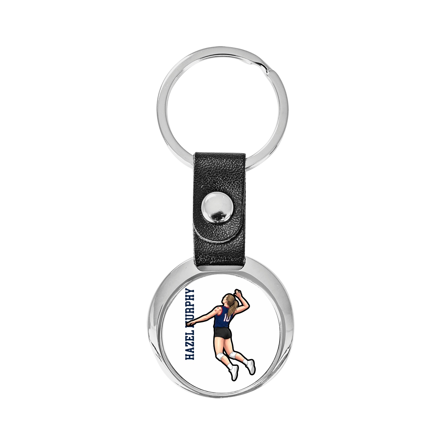 Key Chain — Name Vertical in Classic