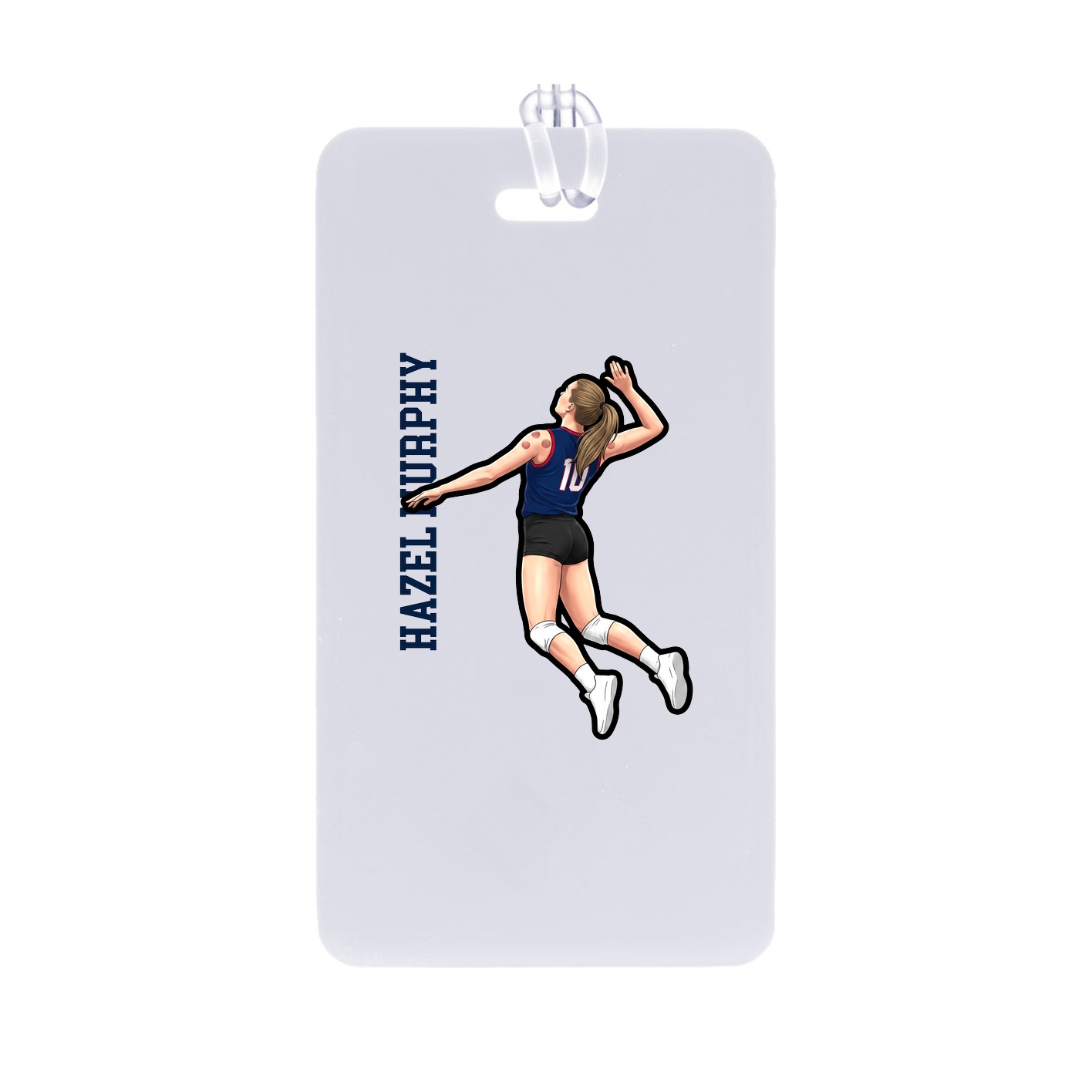Bag Tag — Name Vertical in Classic