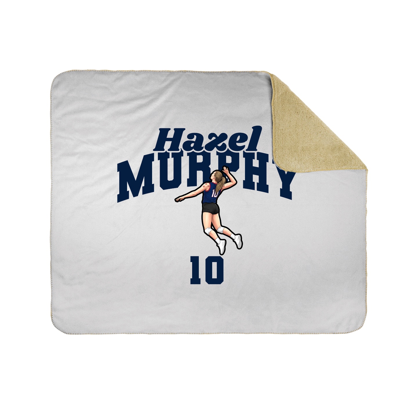 Throw Blanket — Signature Arch in White