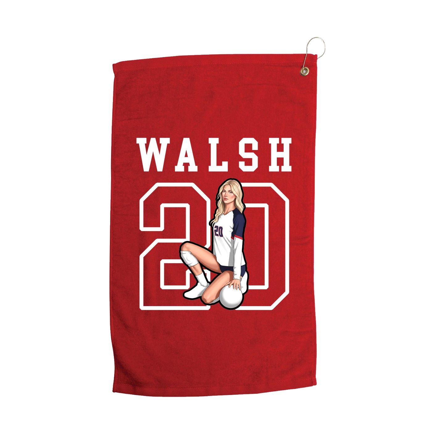 Golf Towel — Shirsey in Red