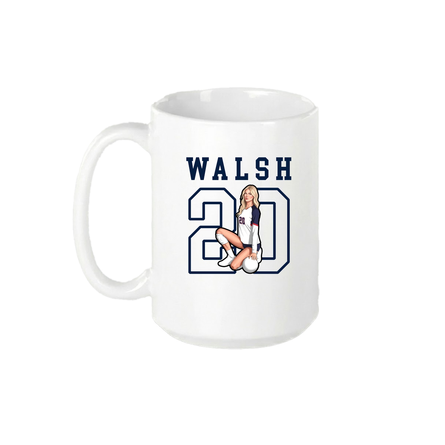 15oz Coffee Mug — Shirsey in White