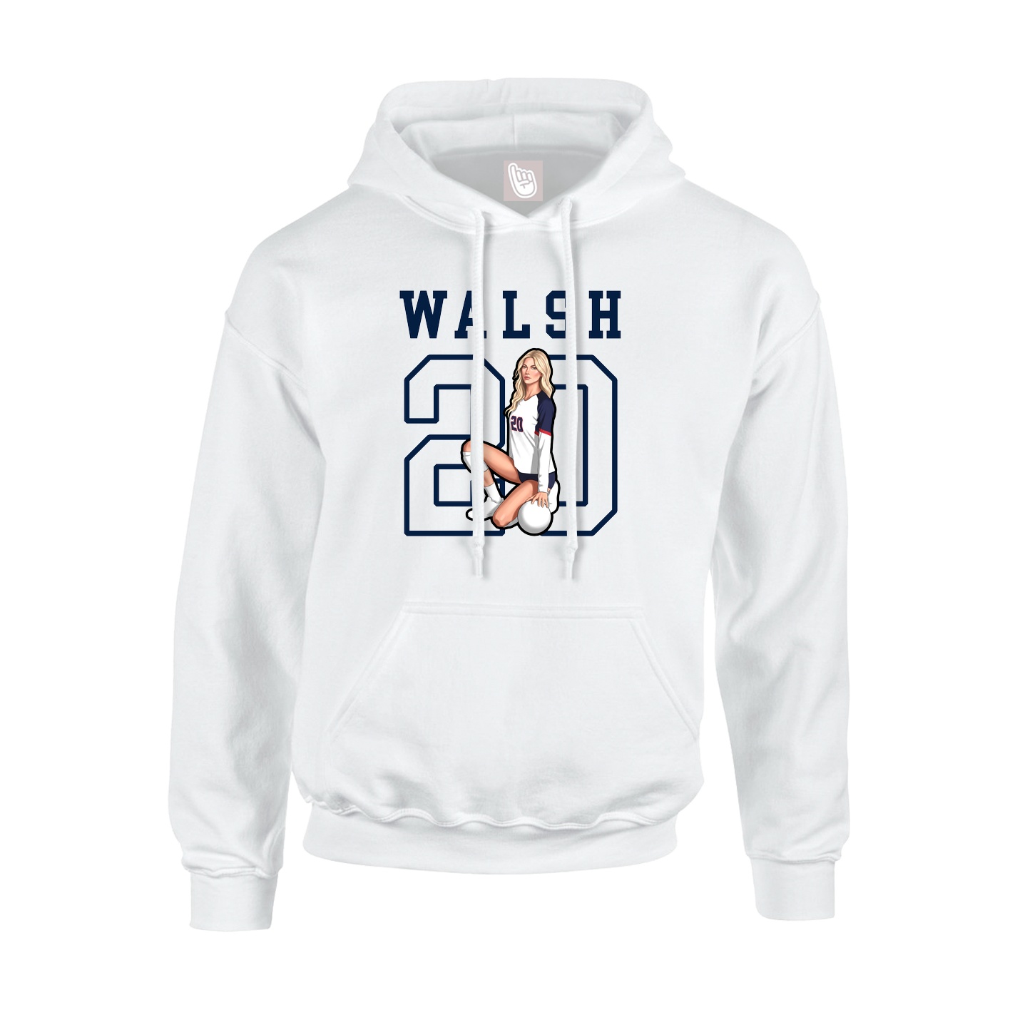 Youth Hoodie — Shirsey in White