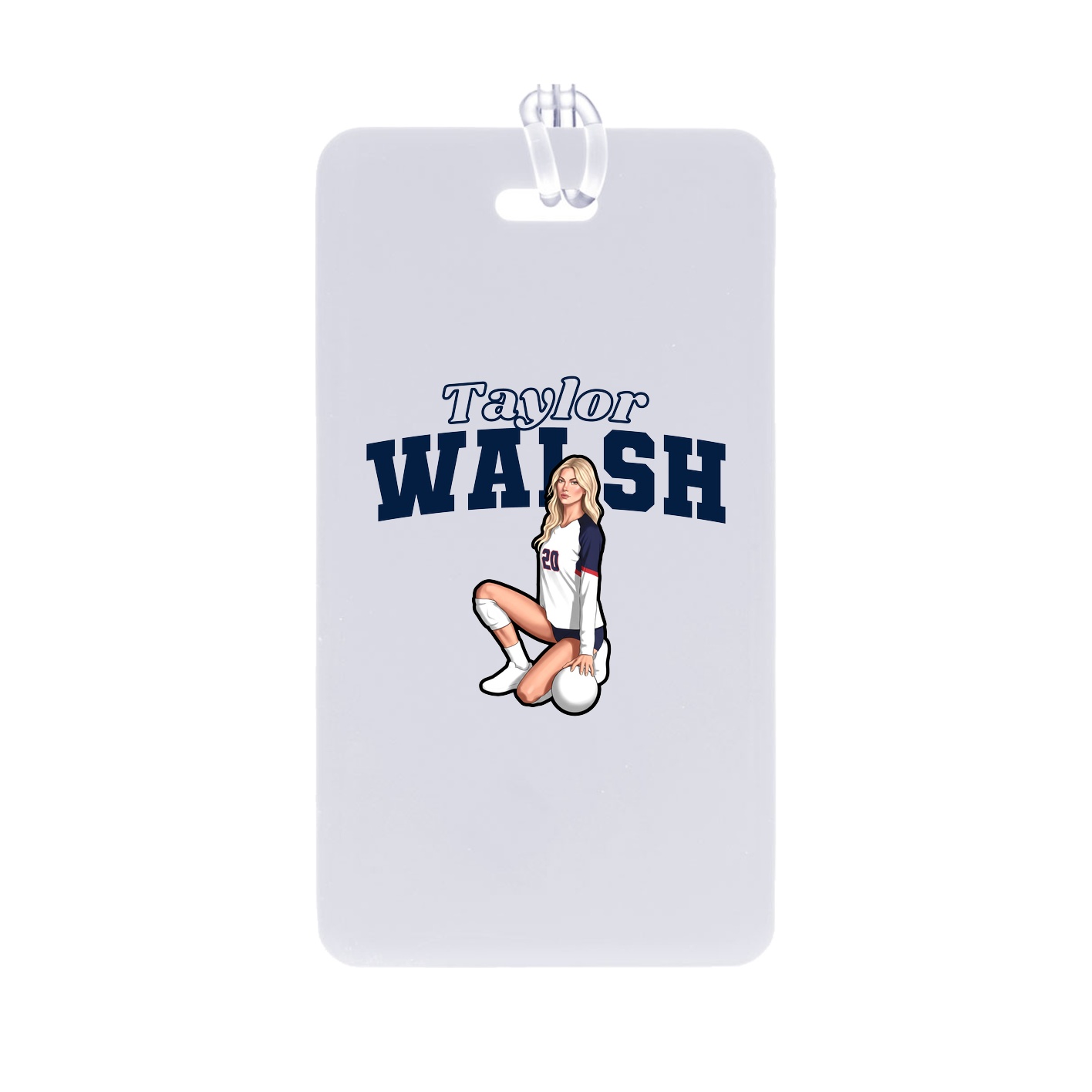 Bag Tag — Name Arch in Classic