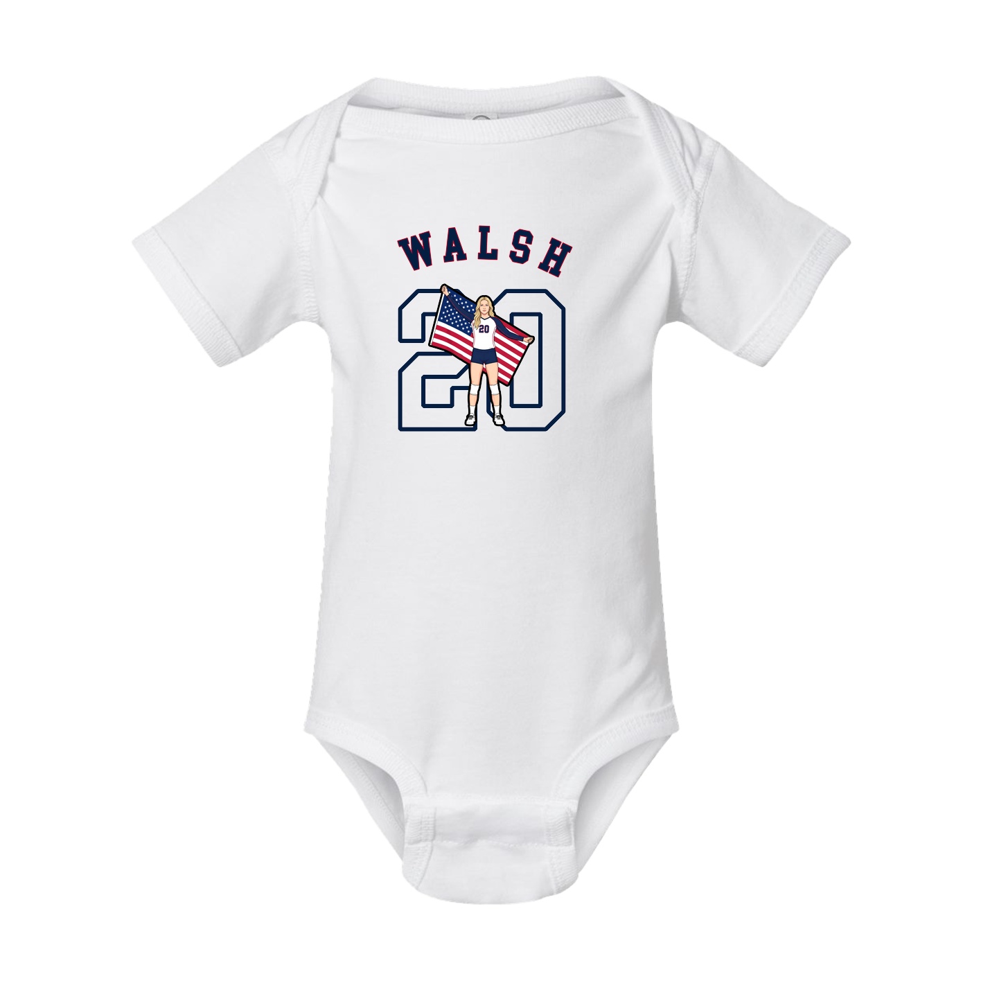 Baby Onesie — Shirsey Arch in White