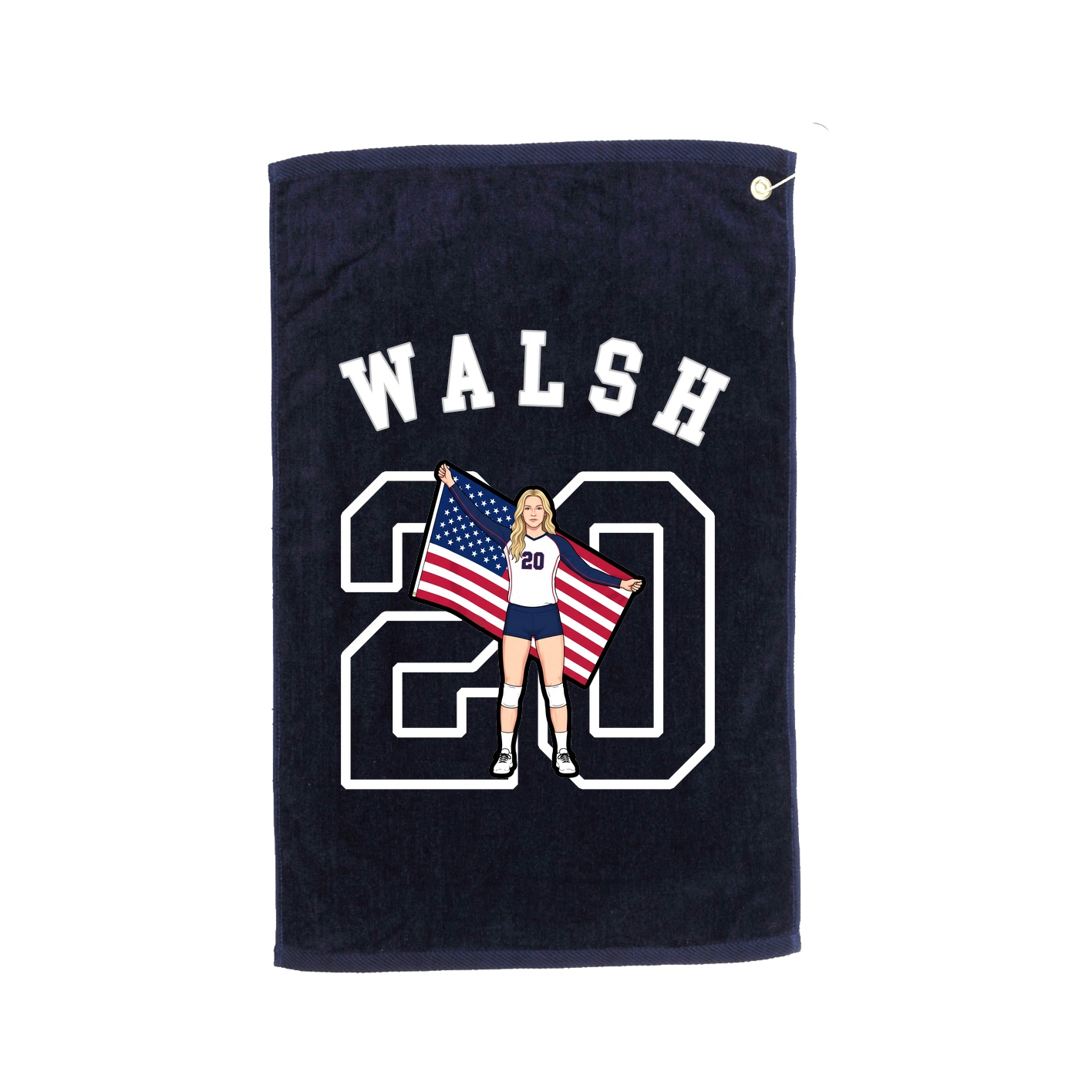 Golf Towel — Shirsey Arch in Navy