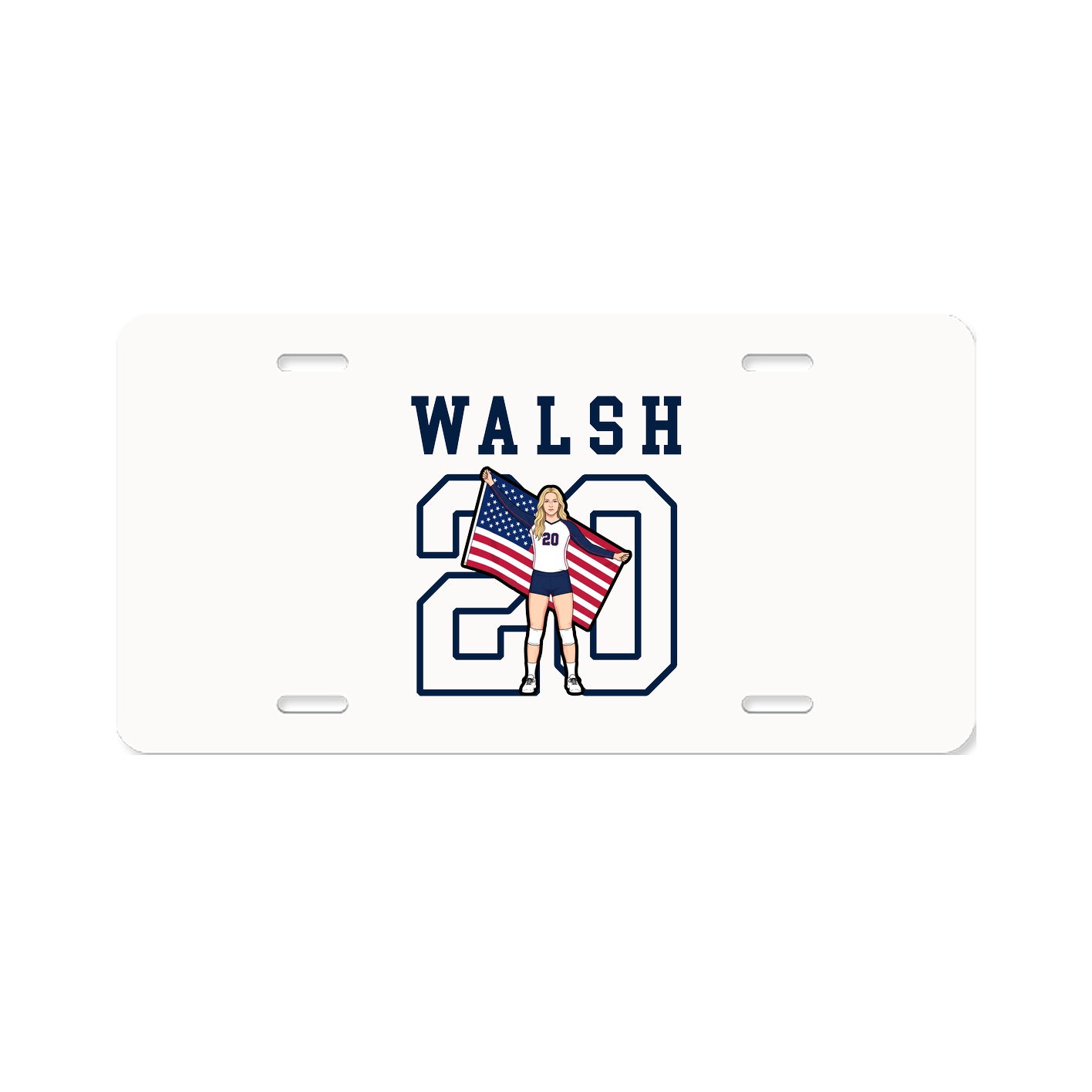 License Plate — Shirsey in Classic