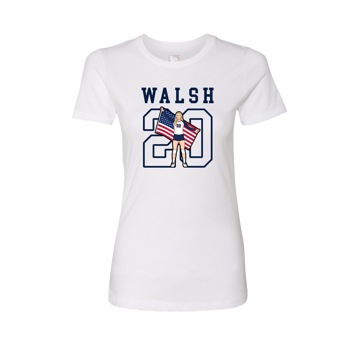 Fitted Women's Tee — Shirsey in White