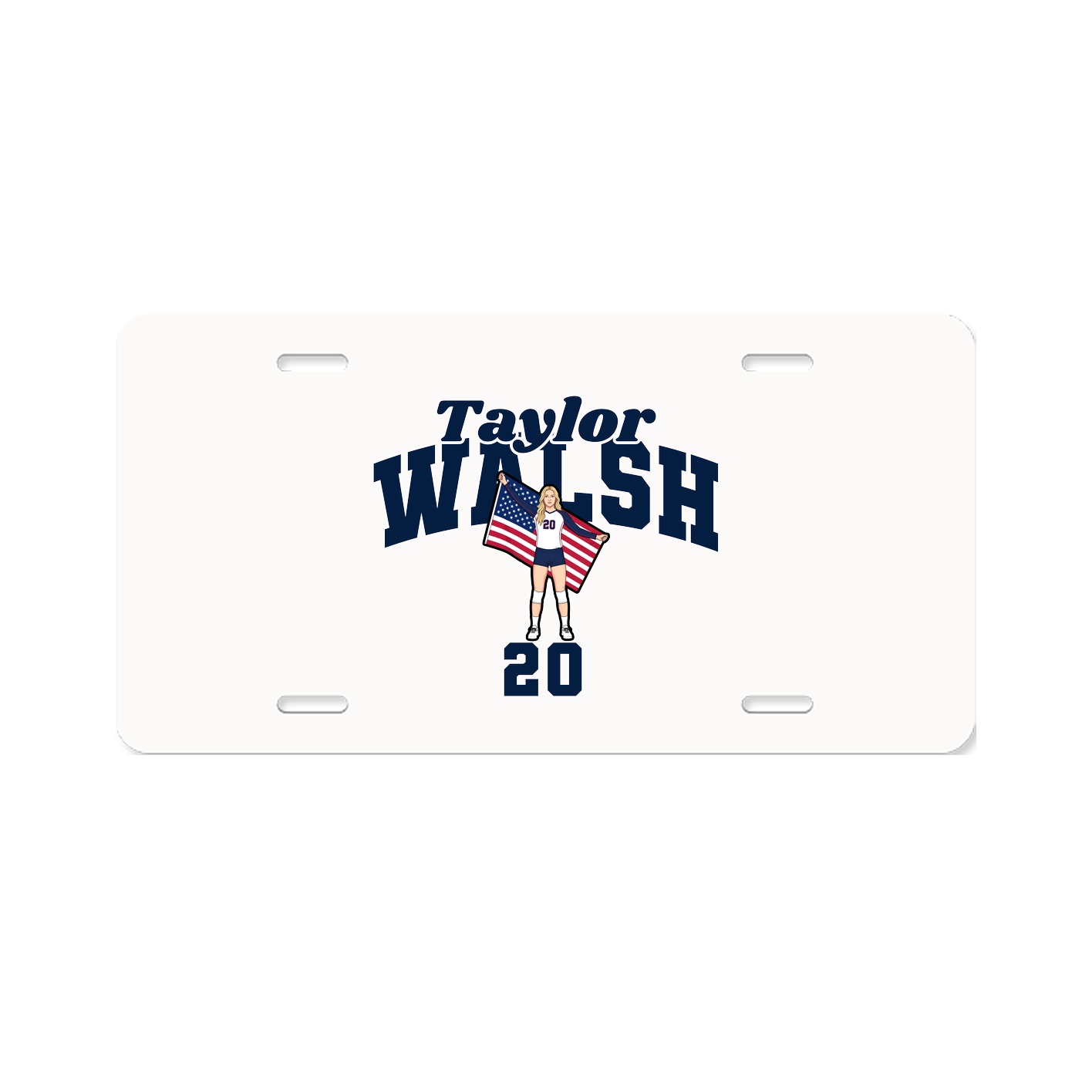 License Plate — Signature Arch in Classic