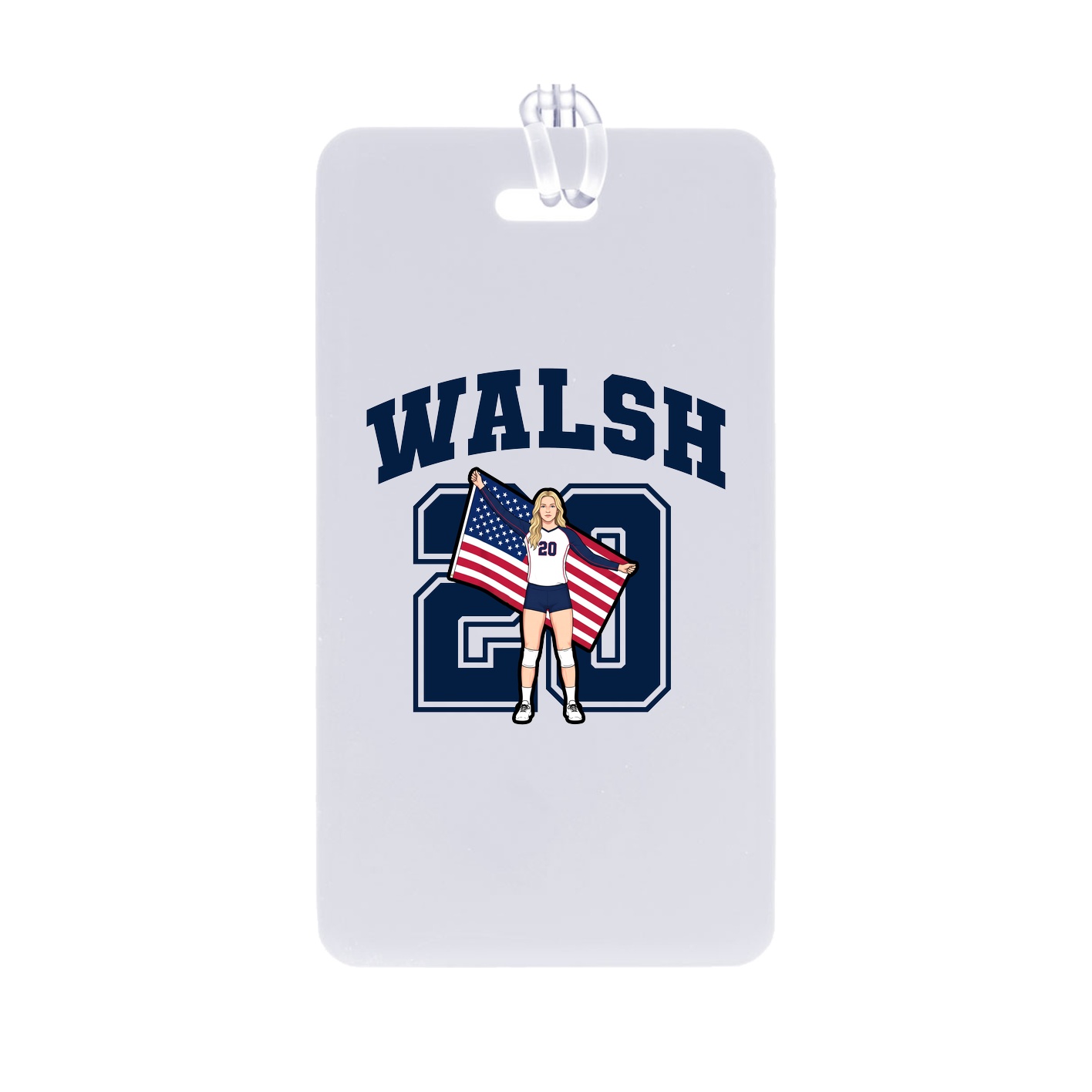 Bag Tag — Number in Classic