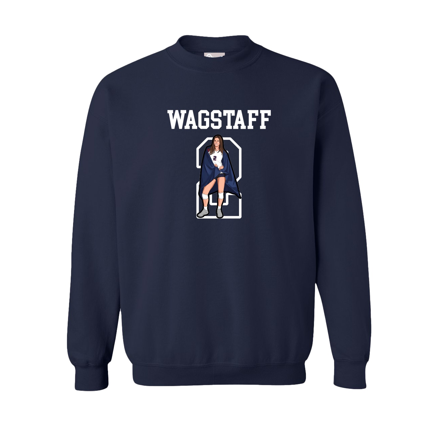 Fleece Crew — Shirsey in Navy