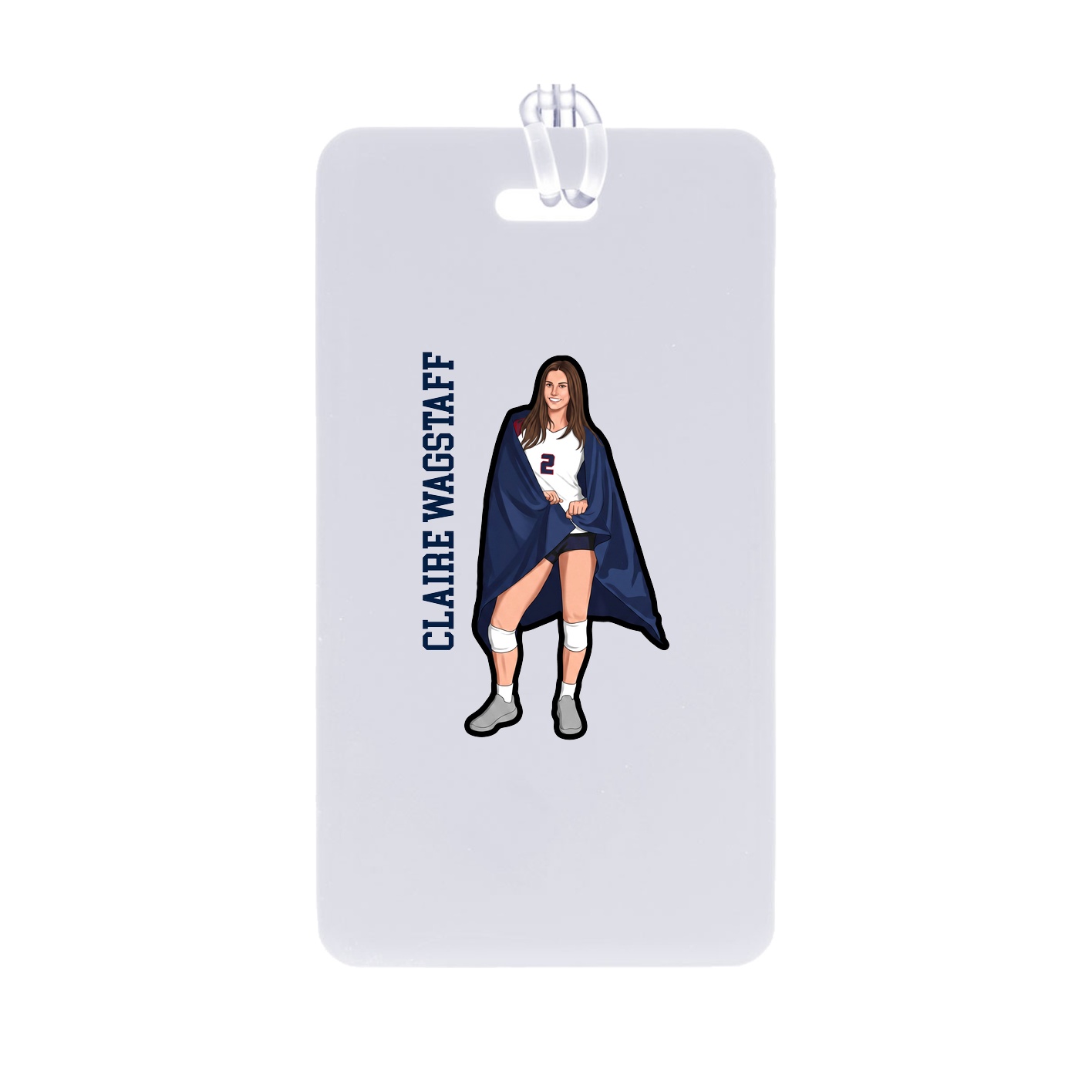 Bag Tag — Name Vertical in Classic