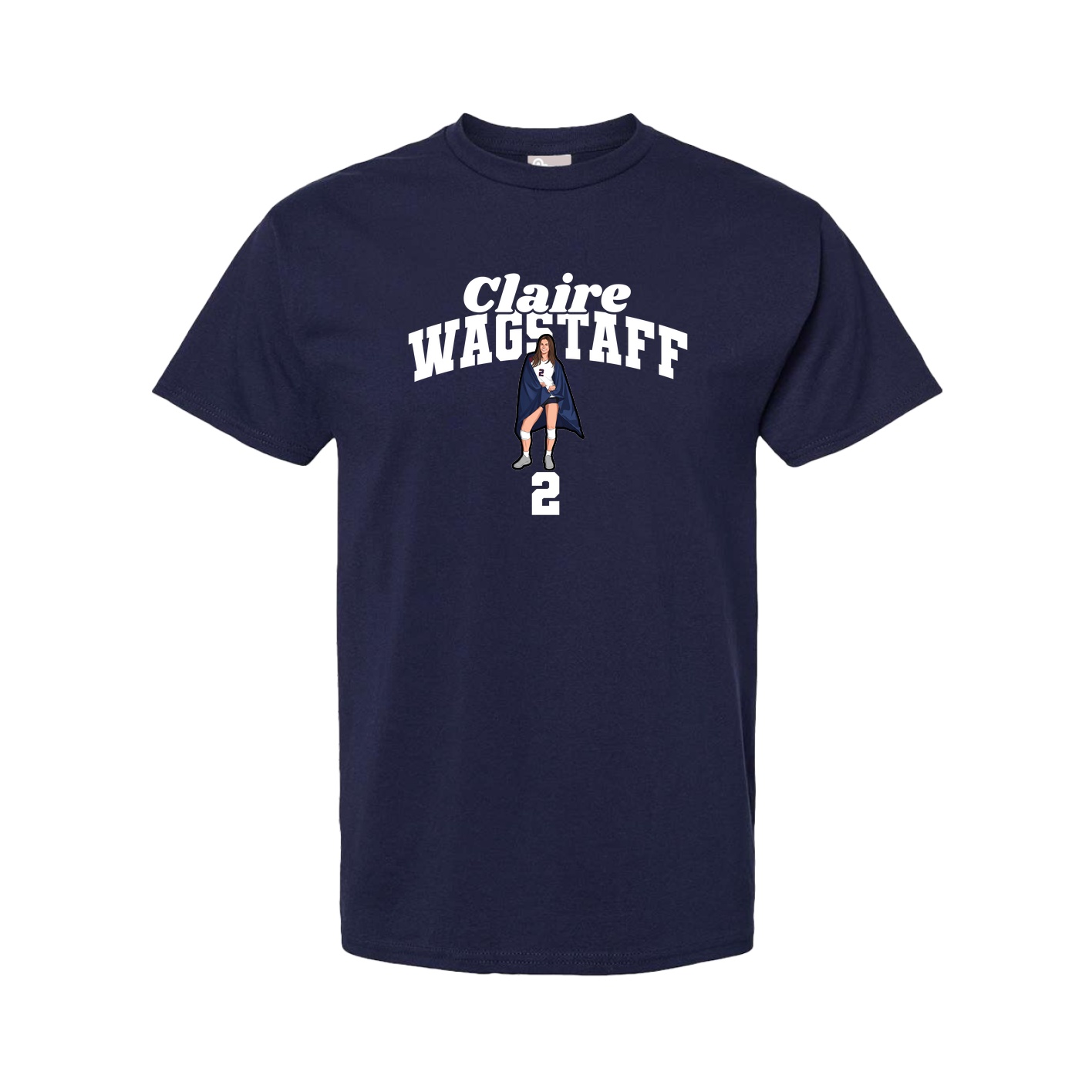 Tee — Signature Arch in Navy