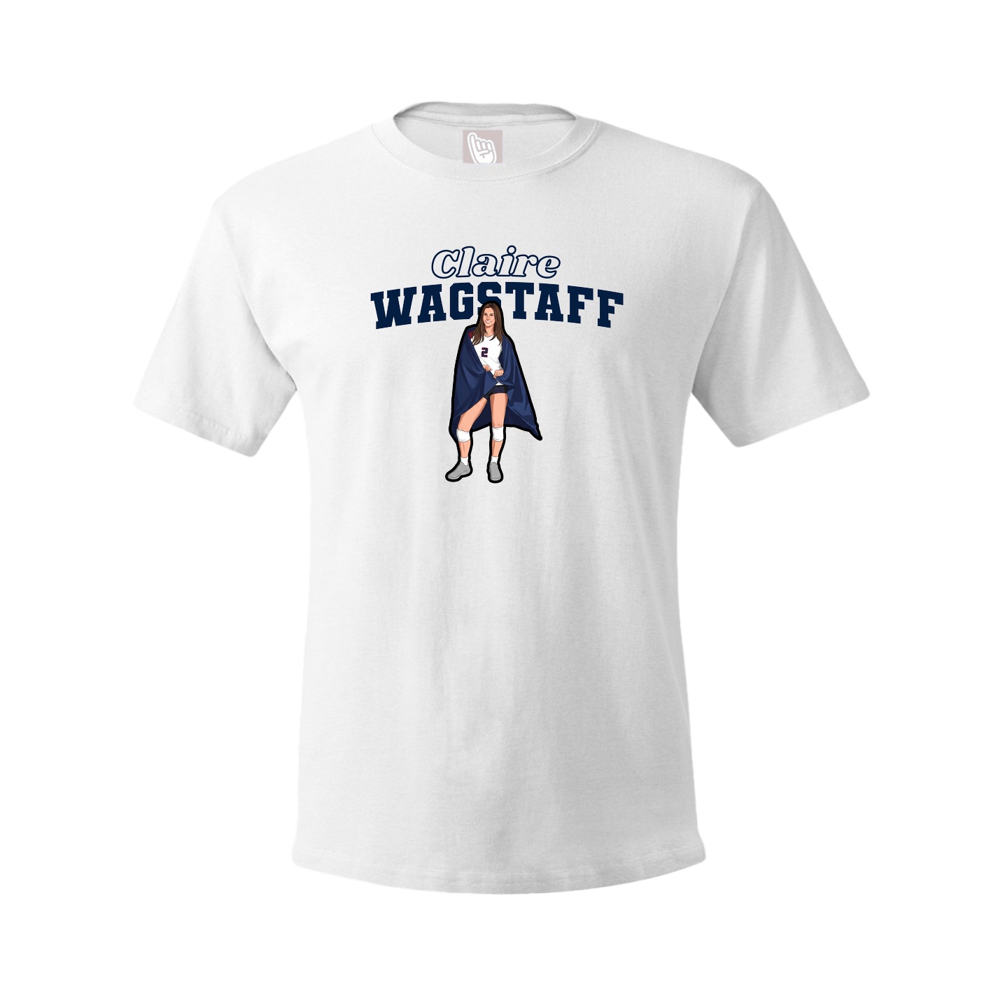 Tee — Name Arch in White