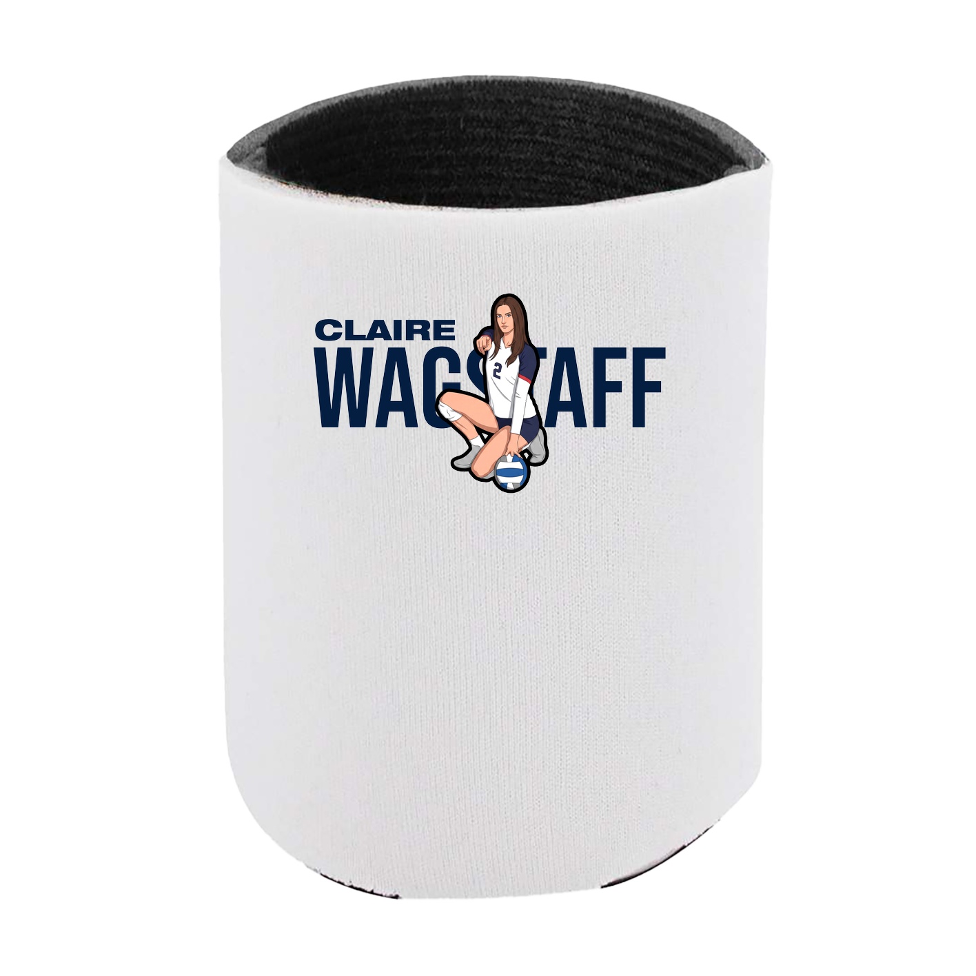 Can Holder — Player Name in White