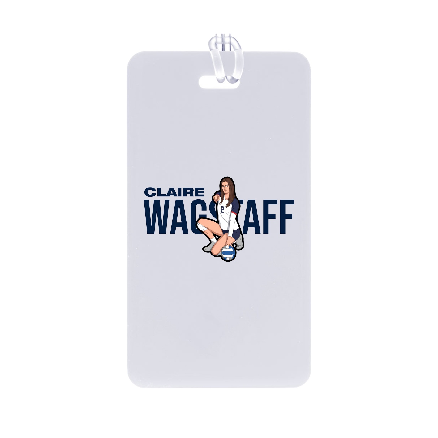 Bag Tag — Player Name in Classic