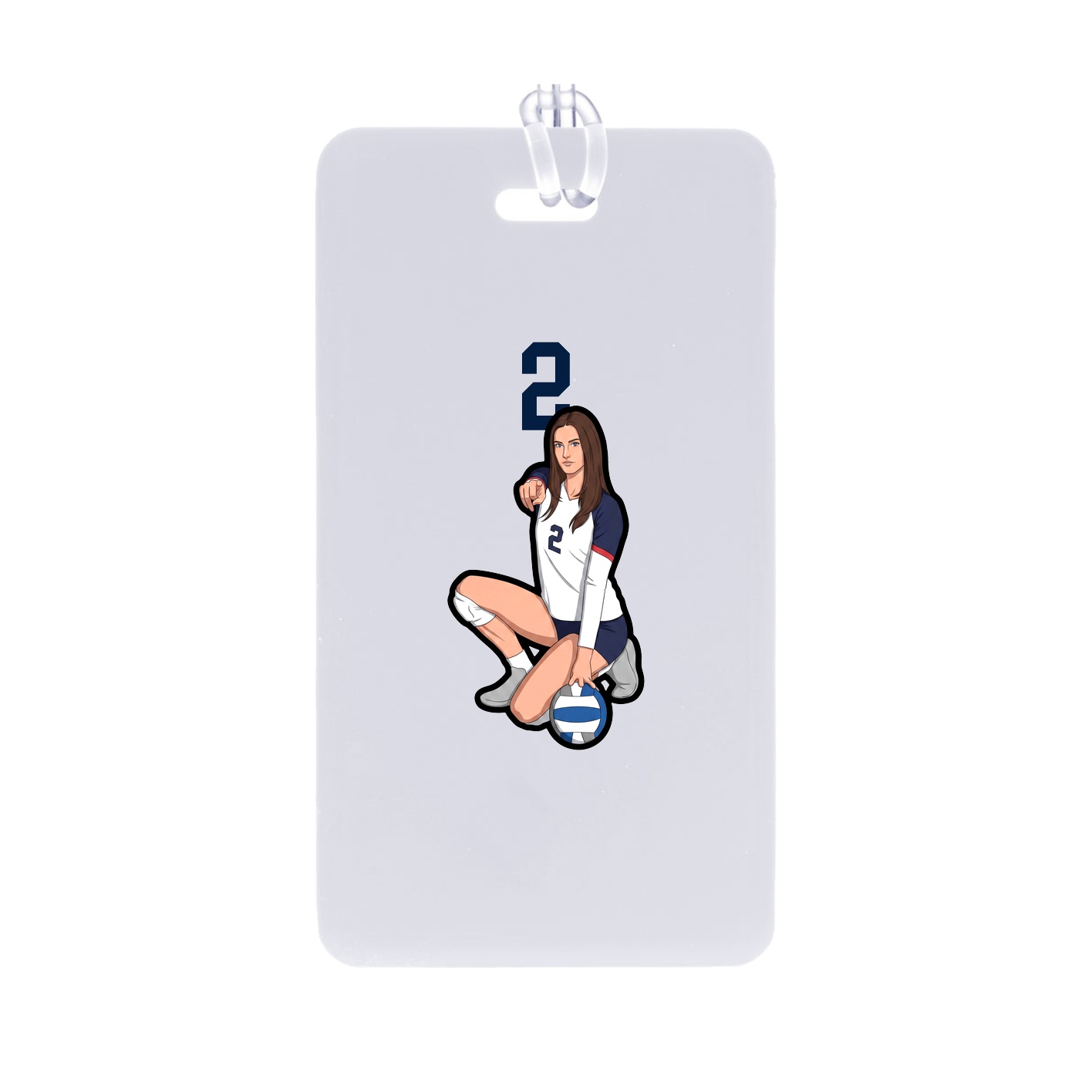 Bag Tag — Number Top in Classic