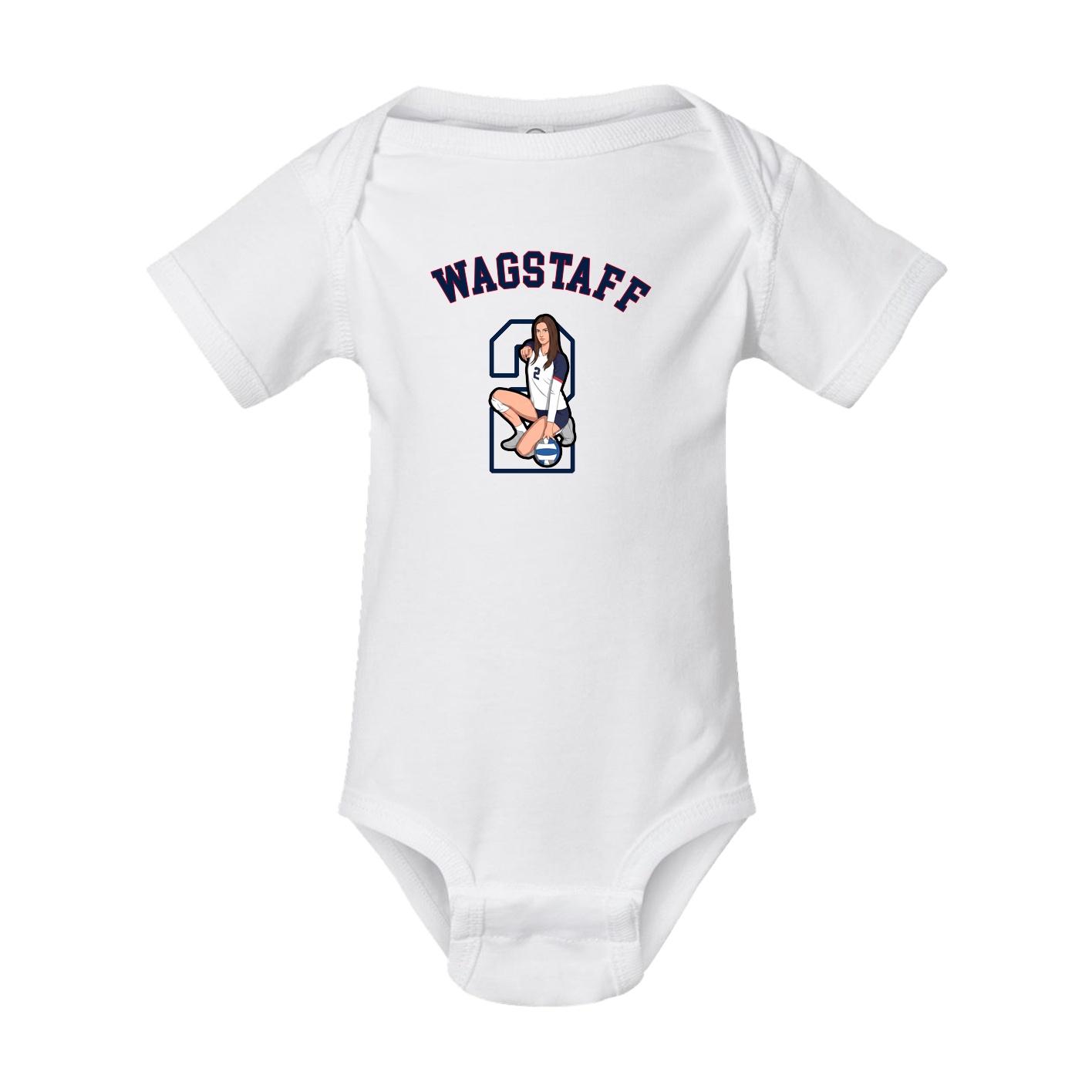 Baby Onesie — Shirsey Arch in White