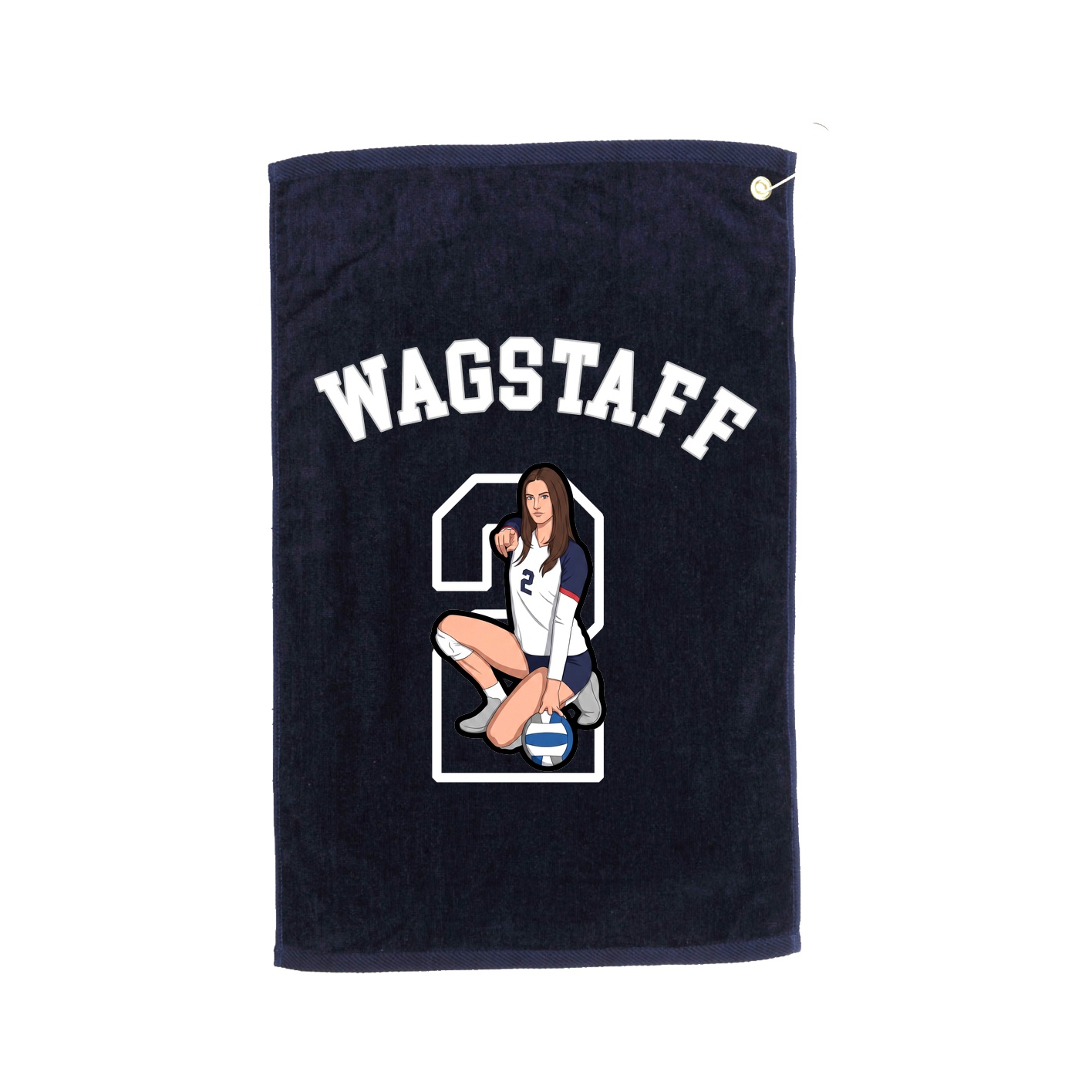 Golf Towel — Shirsey Arch in Navy