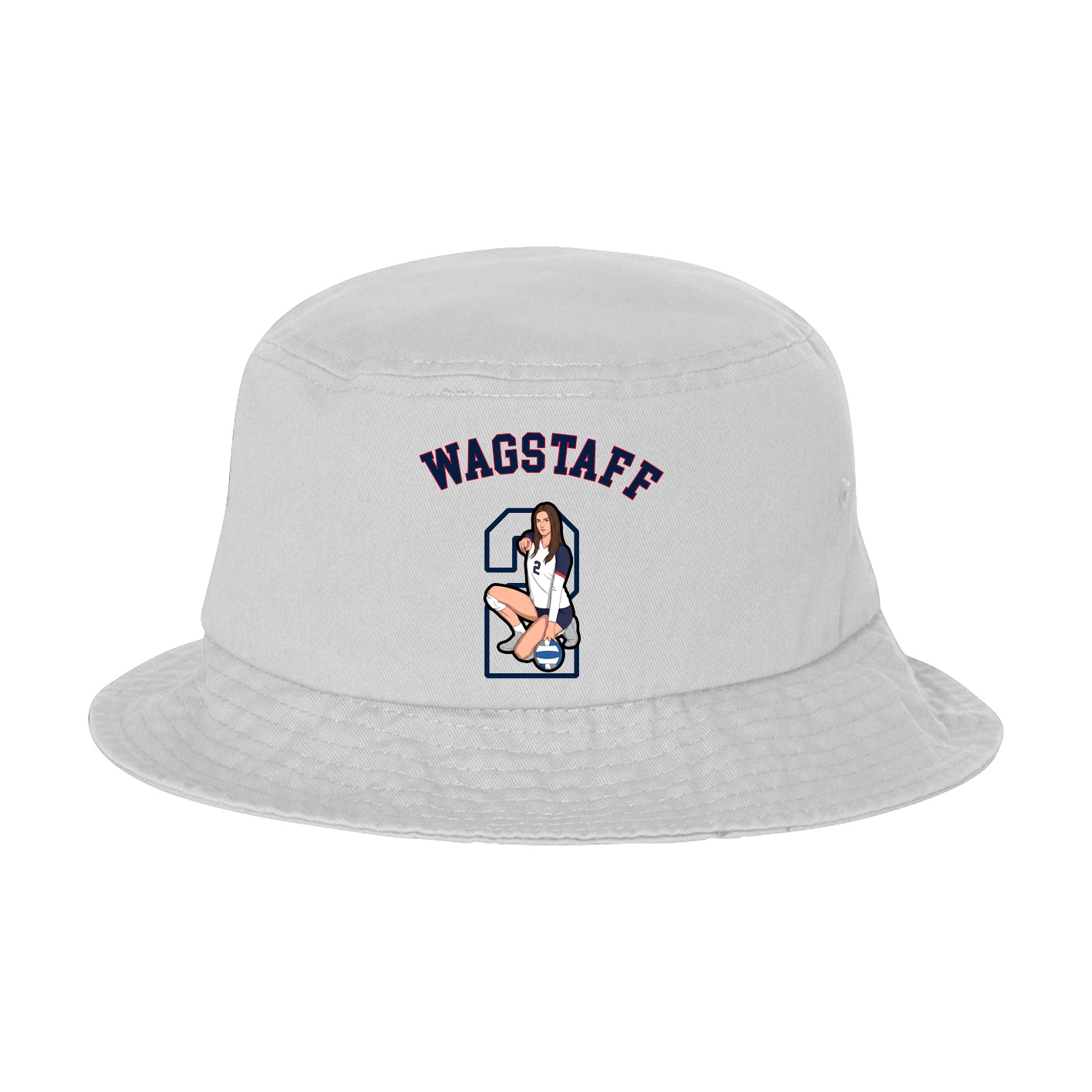 Bucket Cap — Shirsey Arch in White