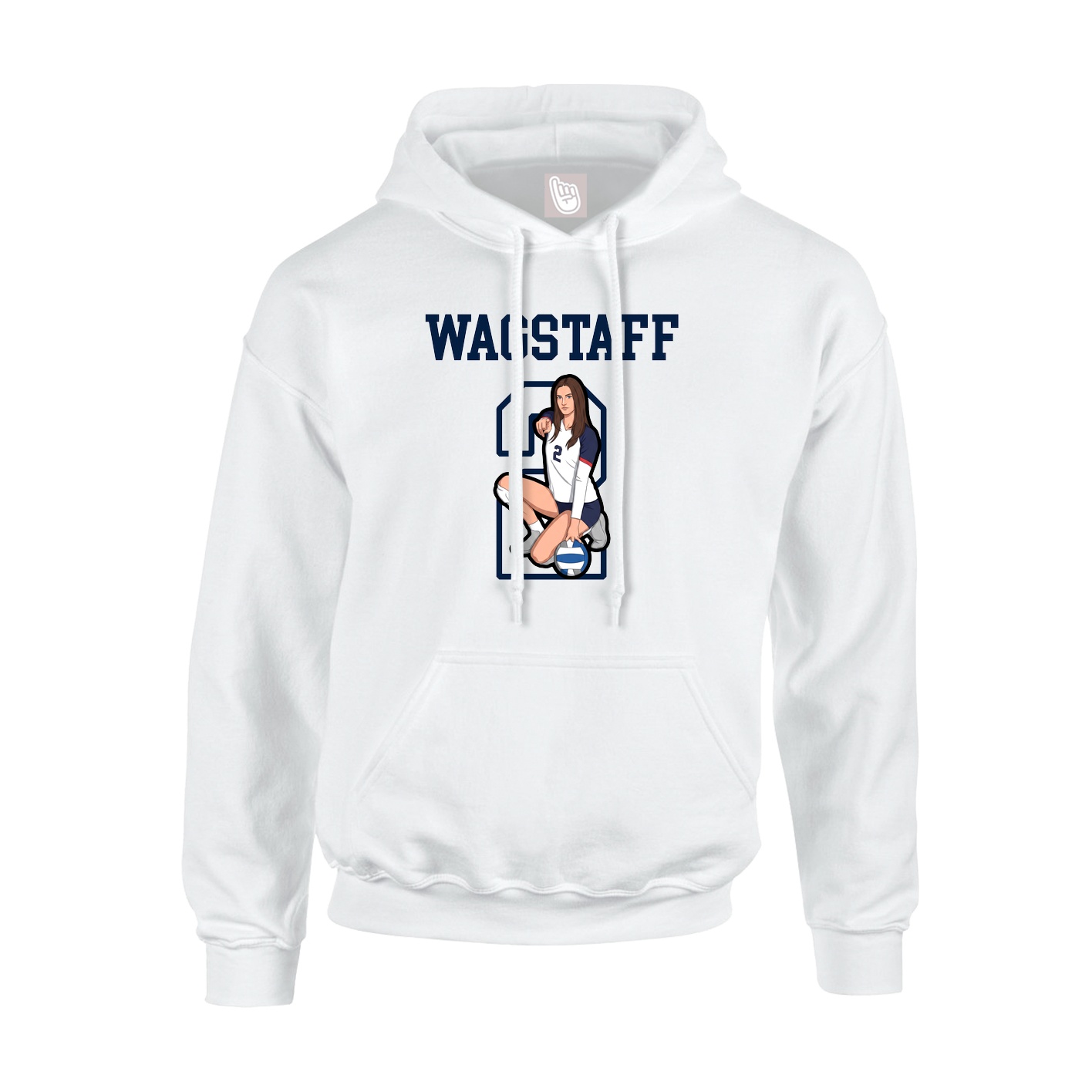 Youth Hoodie — Shirsey in White