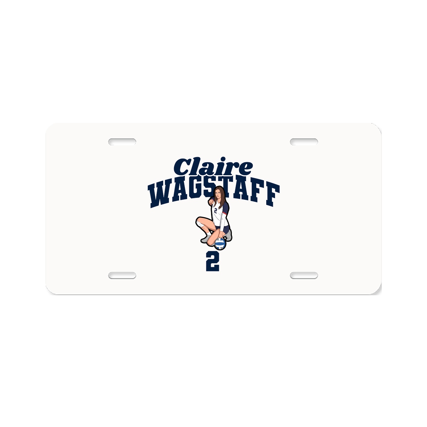 License Plate — Signature Arch in Classic