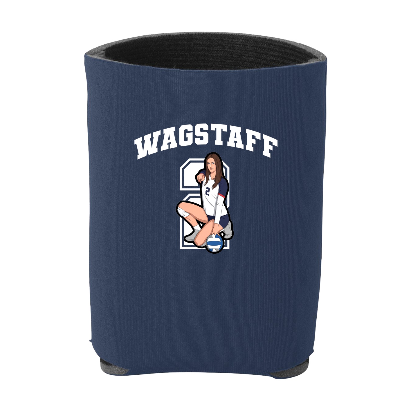 Can Holder — Number in Navy